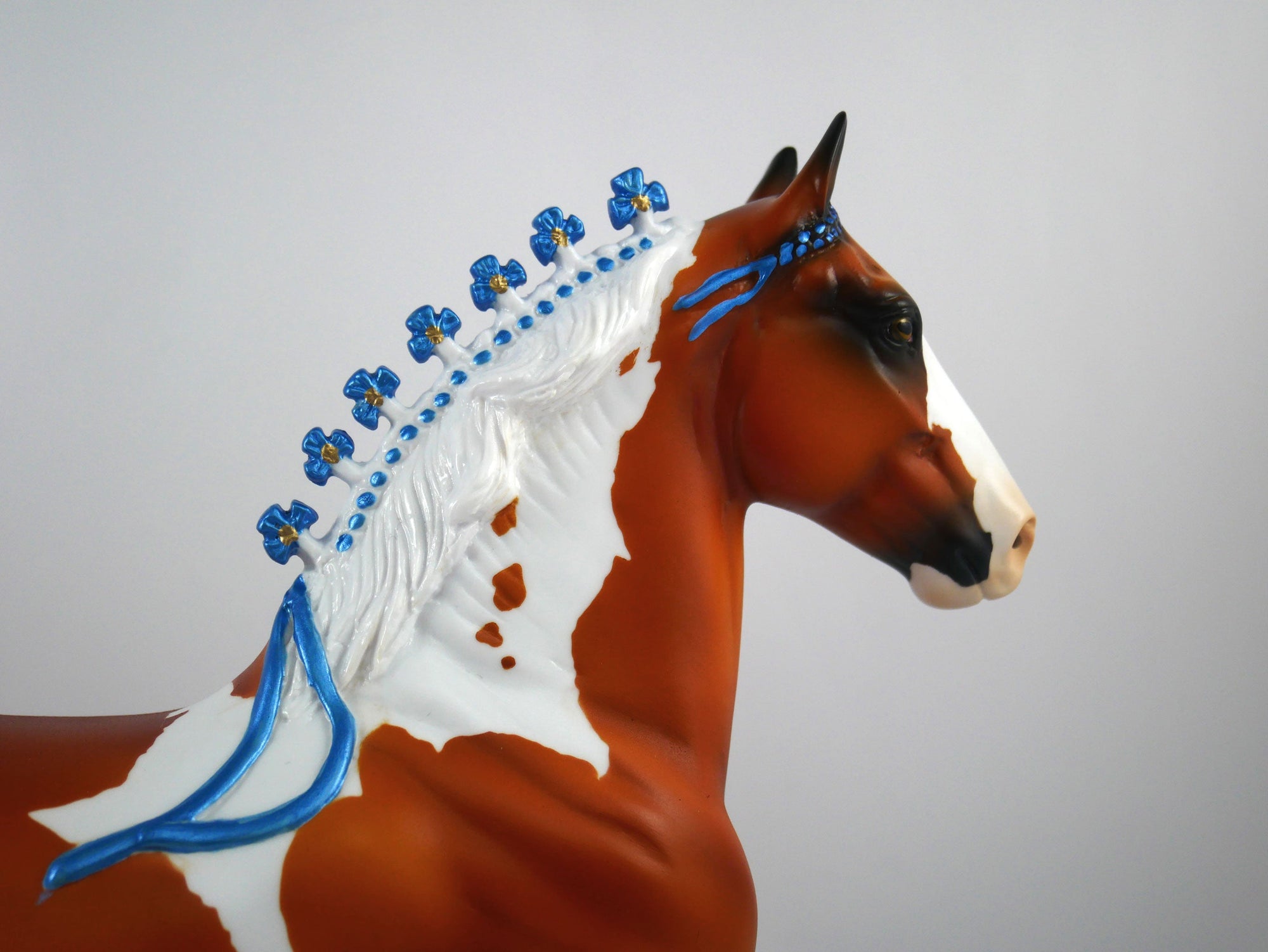 The Best is Yet to Come-OOAK Bay Paint Trotting Drafter Painted By Ellen Robbins 12/30/20