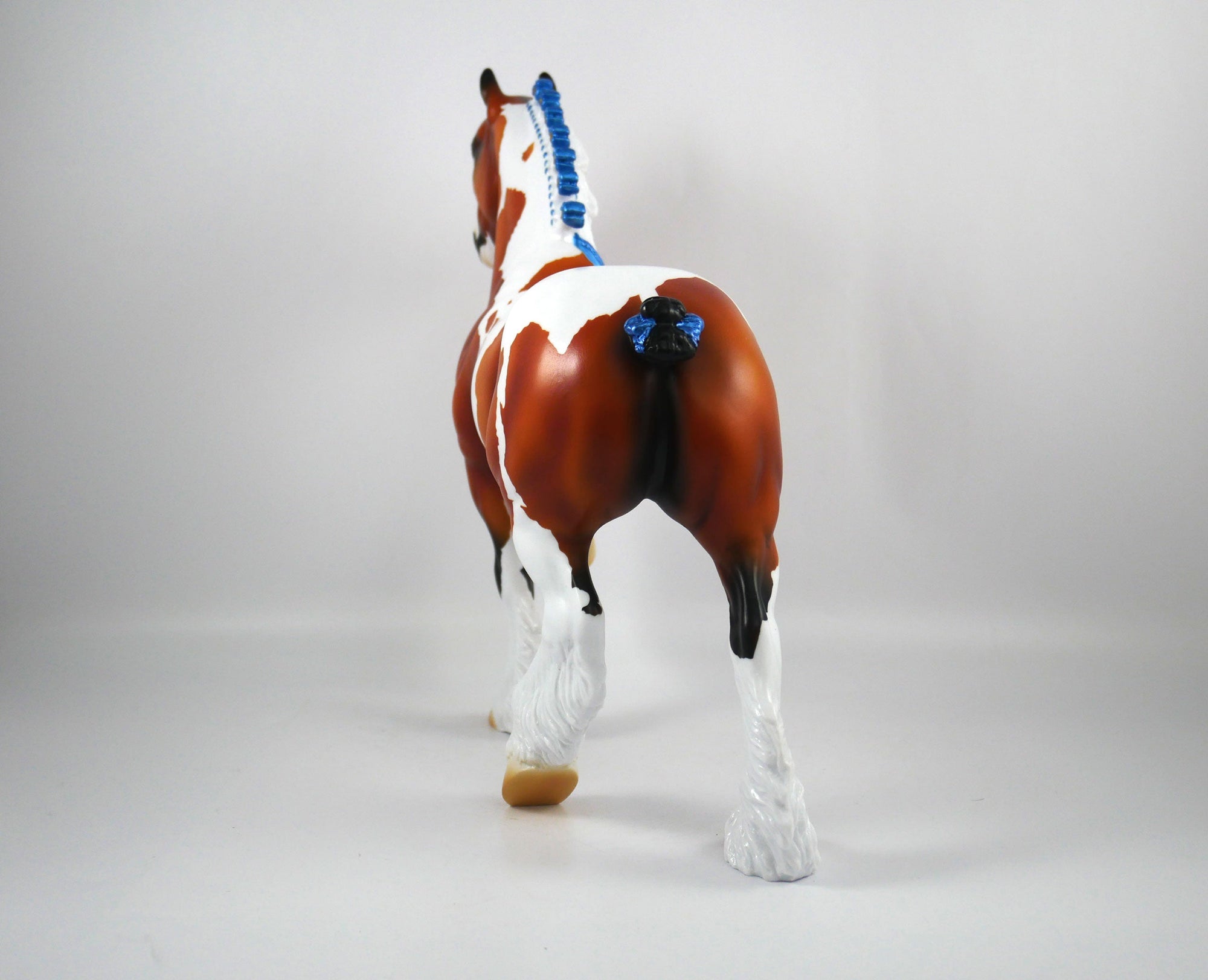 The Best is Yet to Come-OOAK Bay Paint Trotting Drafter Painted By Ellen Robbins 12/30/20