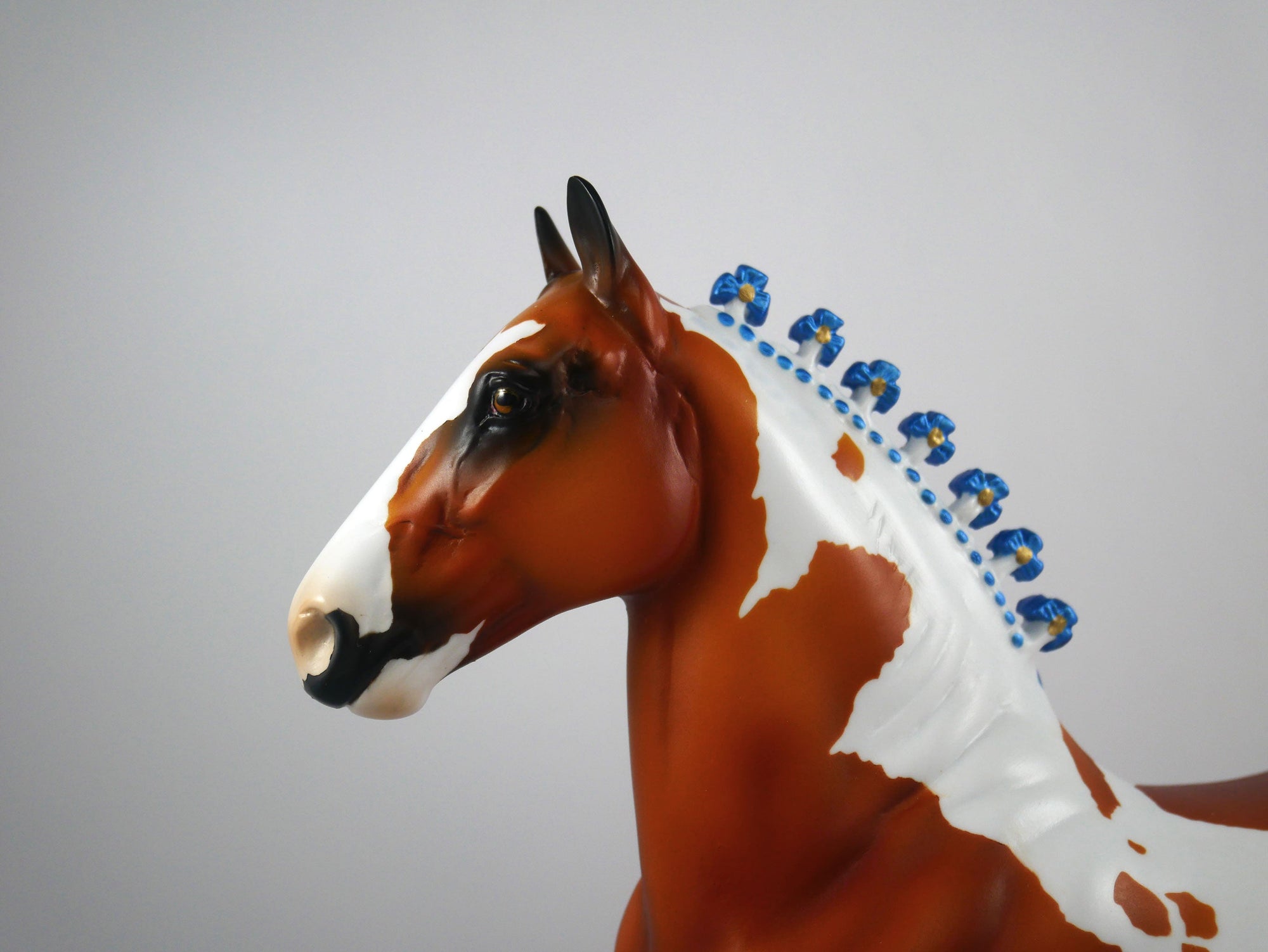 The Best is Yet to Come-OOAK Bay Paint Trotting Drafter Painted By Ellen Robbins 12/30/20