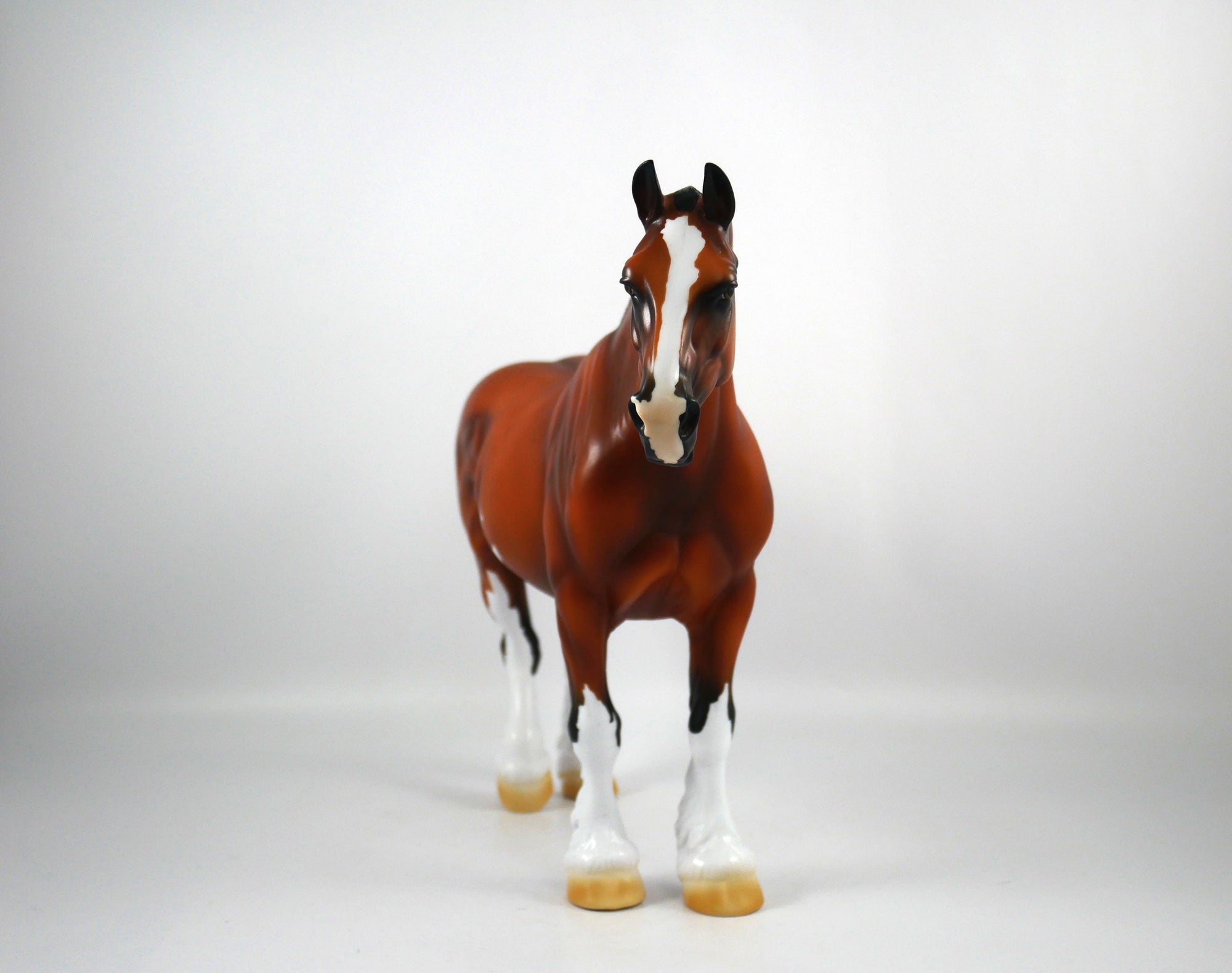 Sayonora-OOAK Bay Paint Heavy Draft Mare Painted By Ellen Robbins 12/30/20