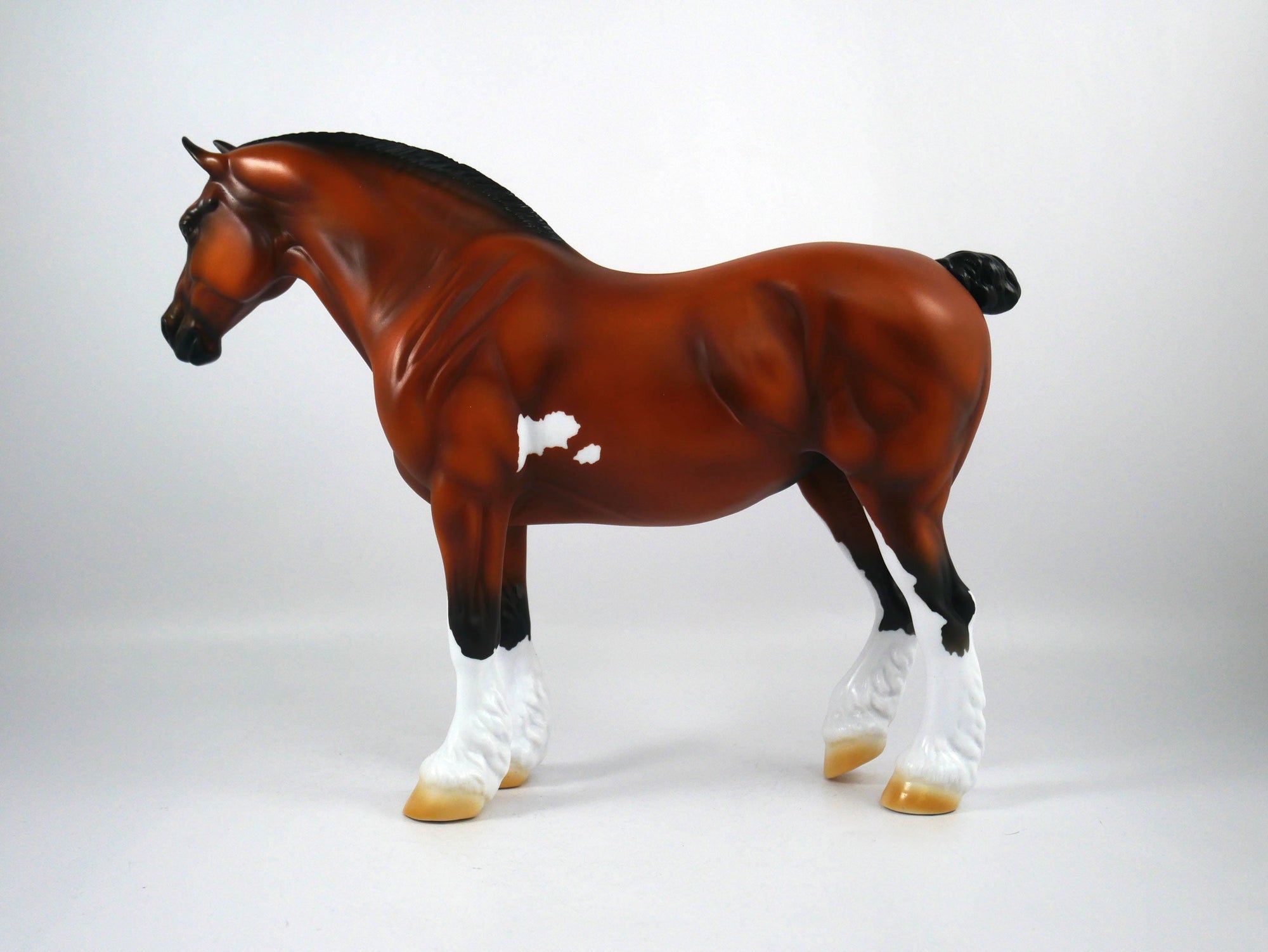 Sayonora-OOAK Bay Paint Heavy Draft Mare Painted By Ellen Robbins 12/30/20