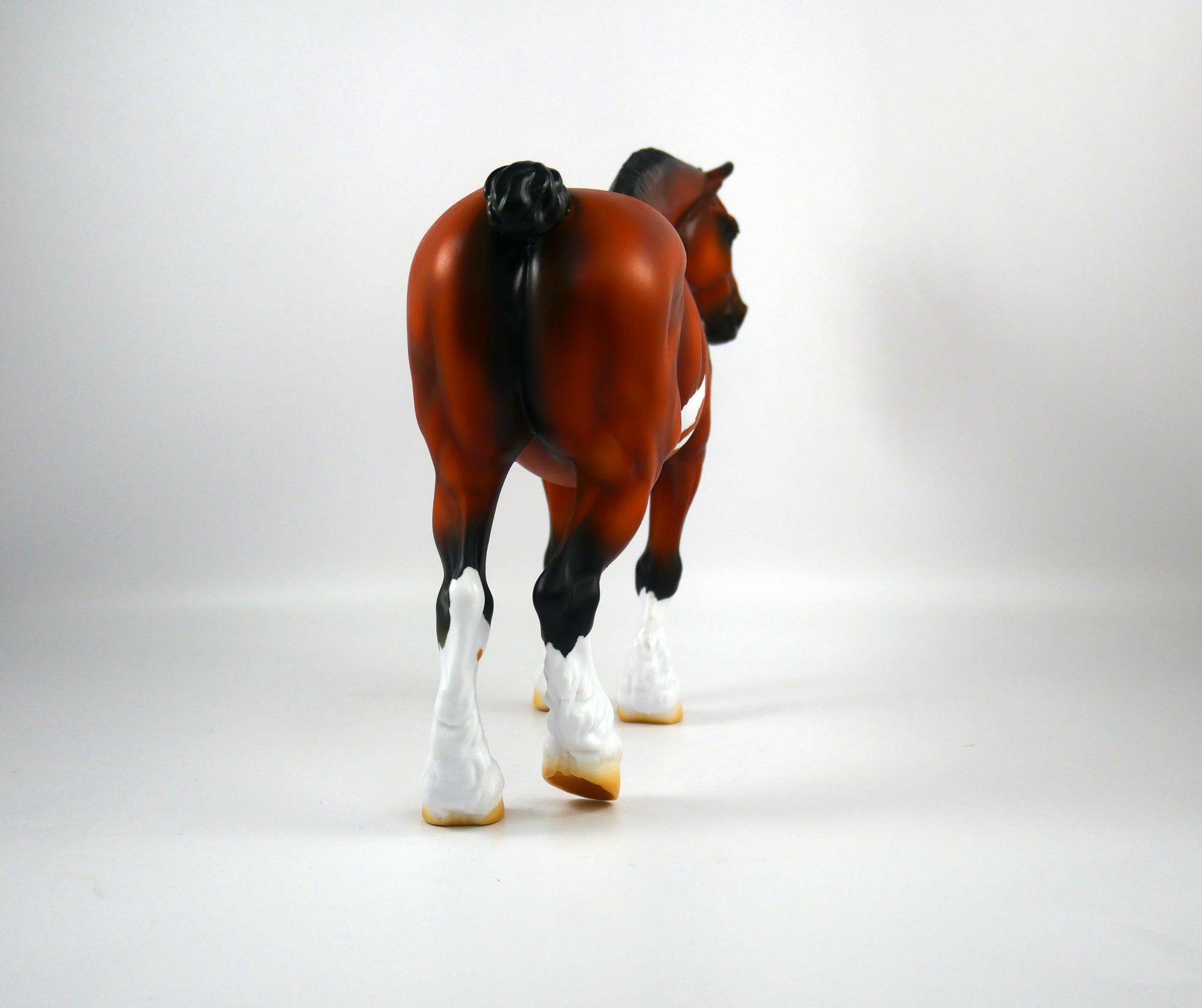 Sayonora-OOAK Bay Paint Heavy Draft Mare Painted By Ellen Robbins 12/30/20