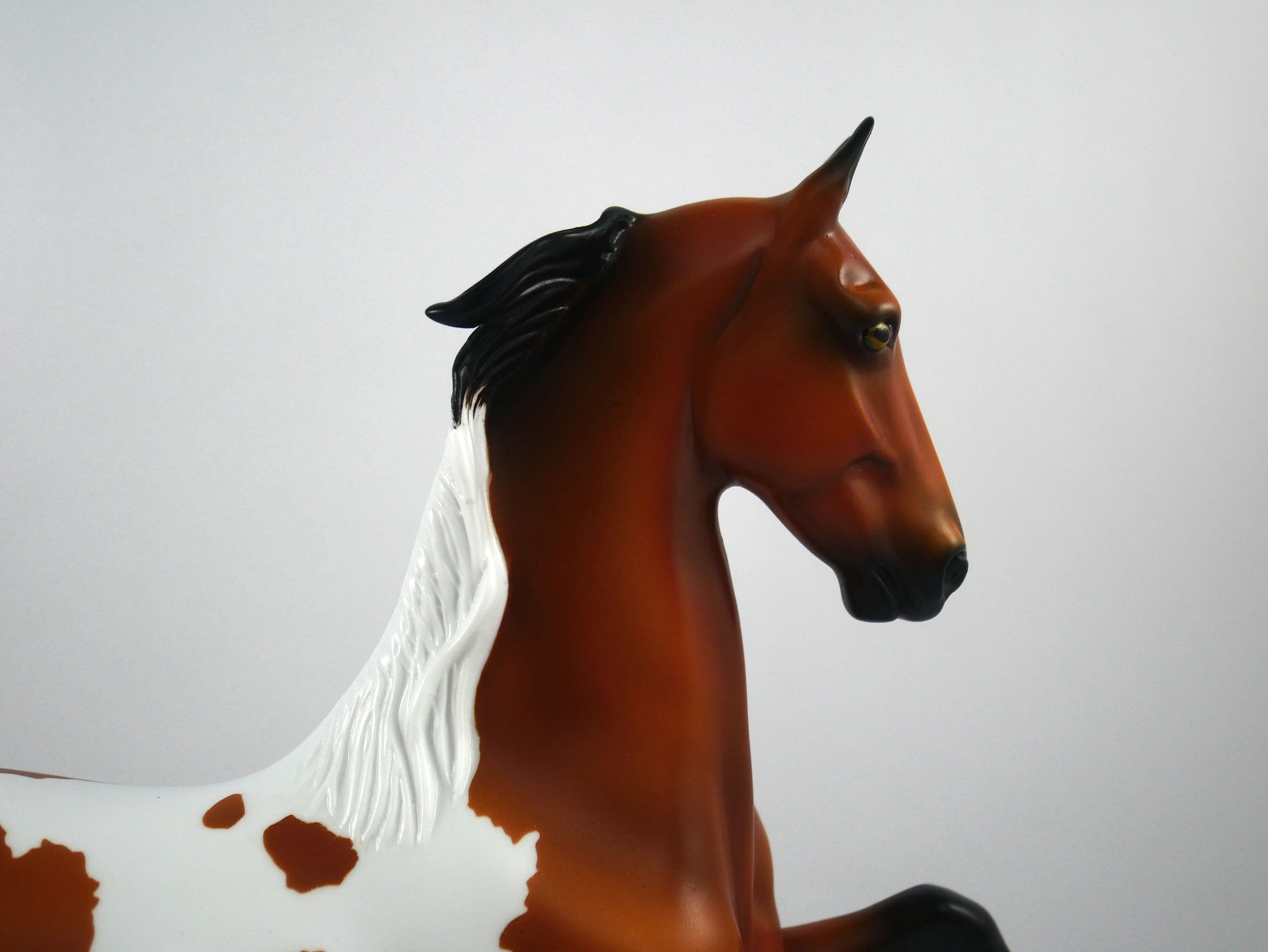 Looking Forward-OOAK Bay Painted Saddlebred Painted By Ellen Robbins 12/30/20