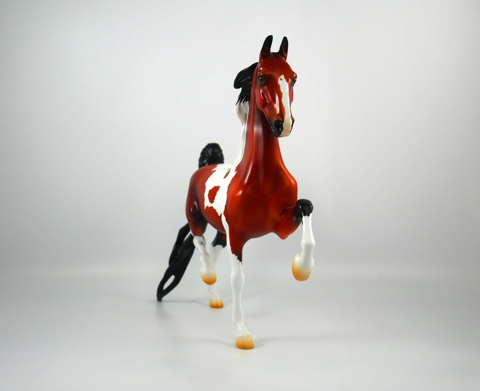 Looking Forward-OOAK Bay Painted Saddlebred Painted By Ellen Robbins 12/30/20