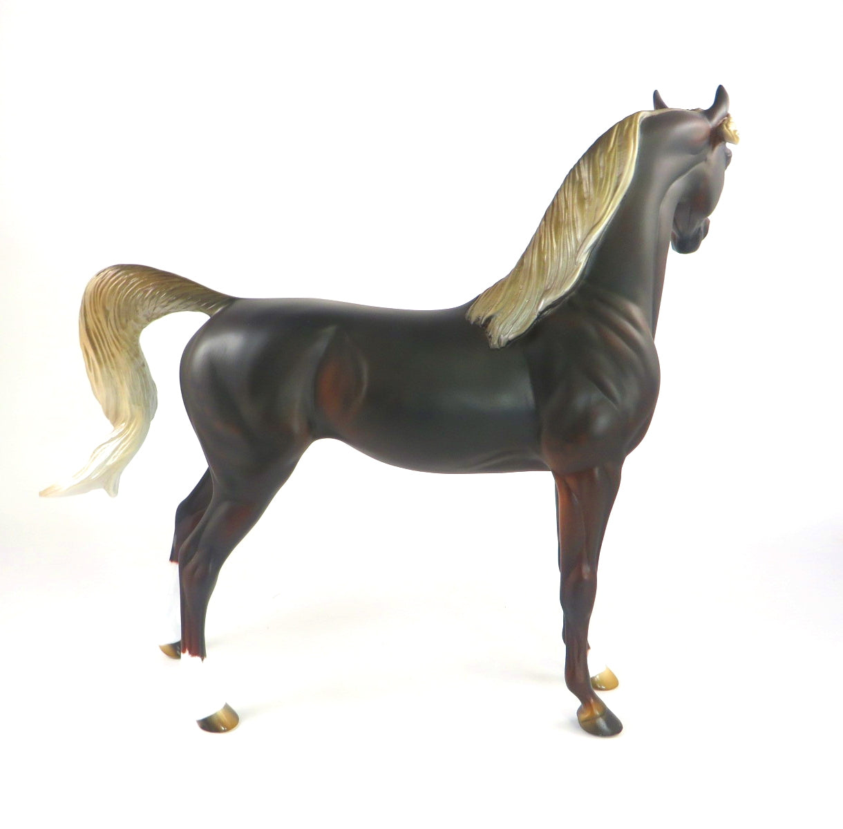 ELSA-OOAK DAPPLE LIVER CHESTNUT ARABIAN FOAL WHS 19