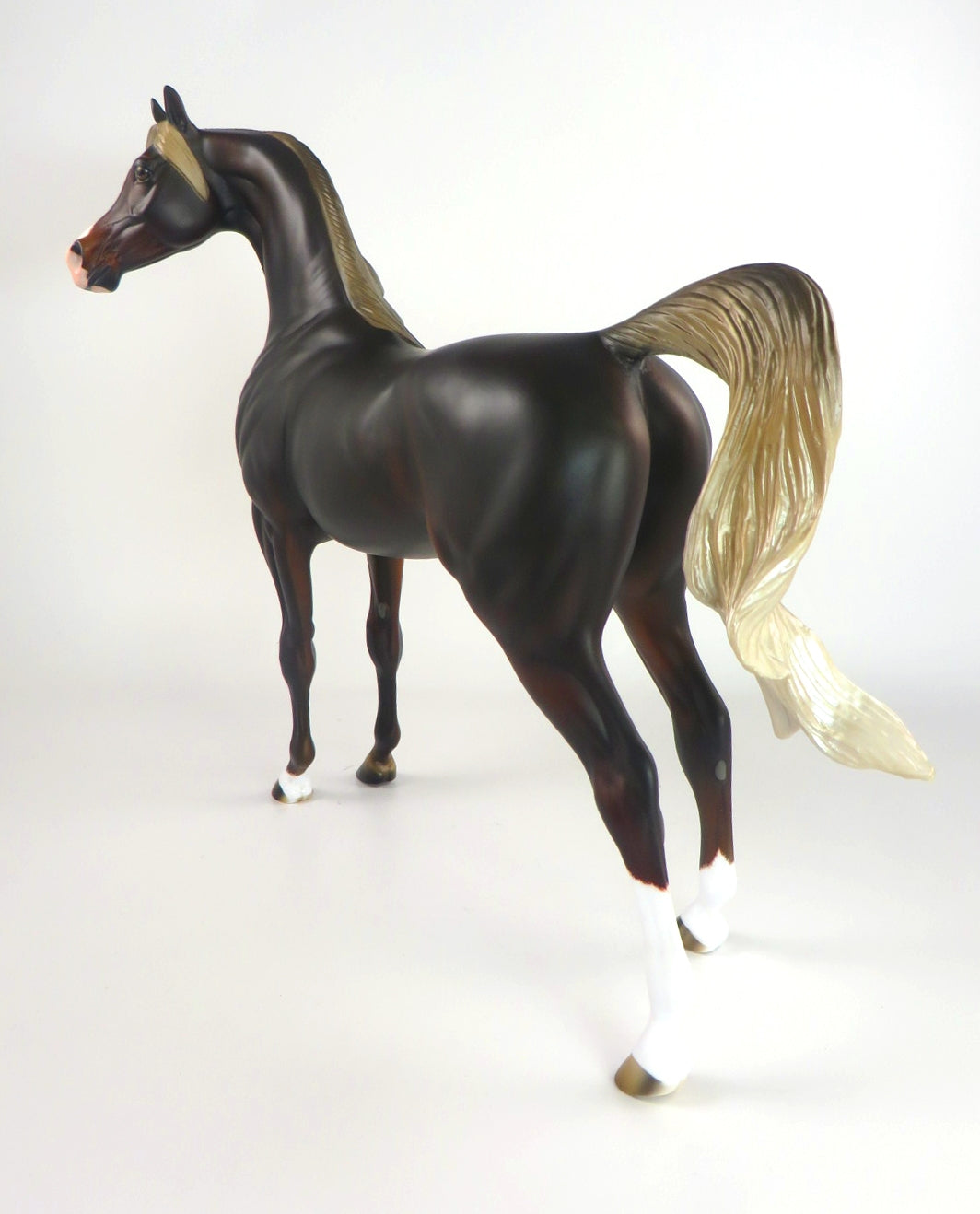 ELSA-OOAK DAPPLE LIVER CHESTNUT ARABIAN FOAL WHS 19