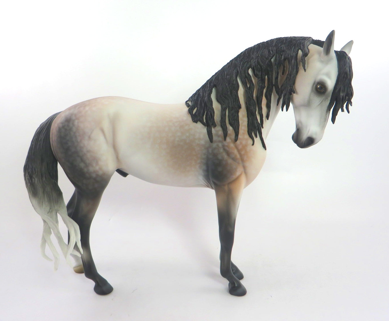 EMPORIO-OOAK DAPPLE ROSE GREY ANDALUSIAN BY AUDREY DIXON-WHS 19