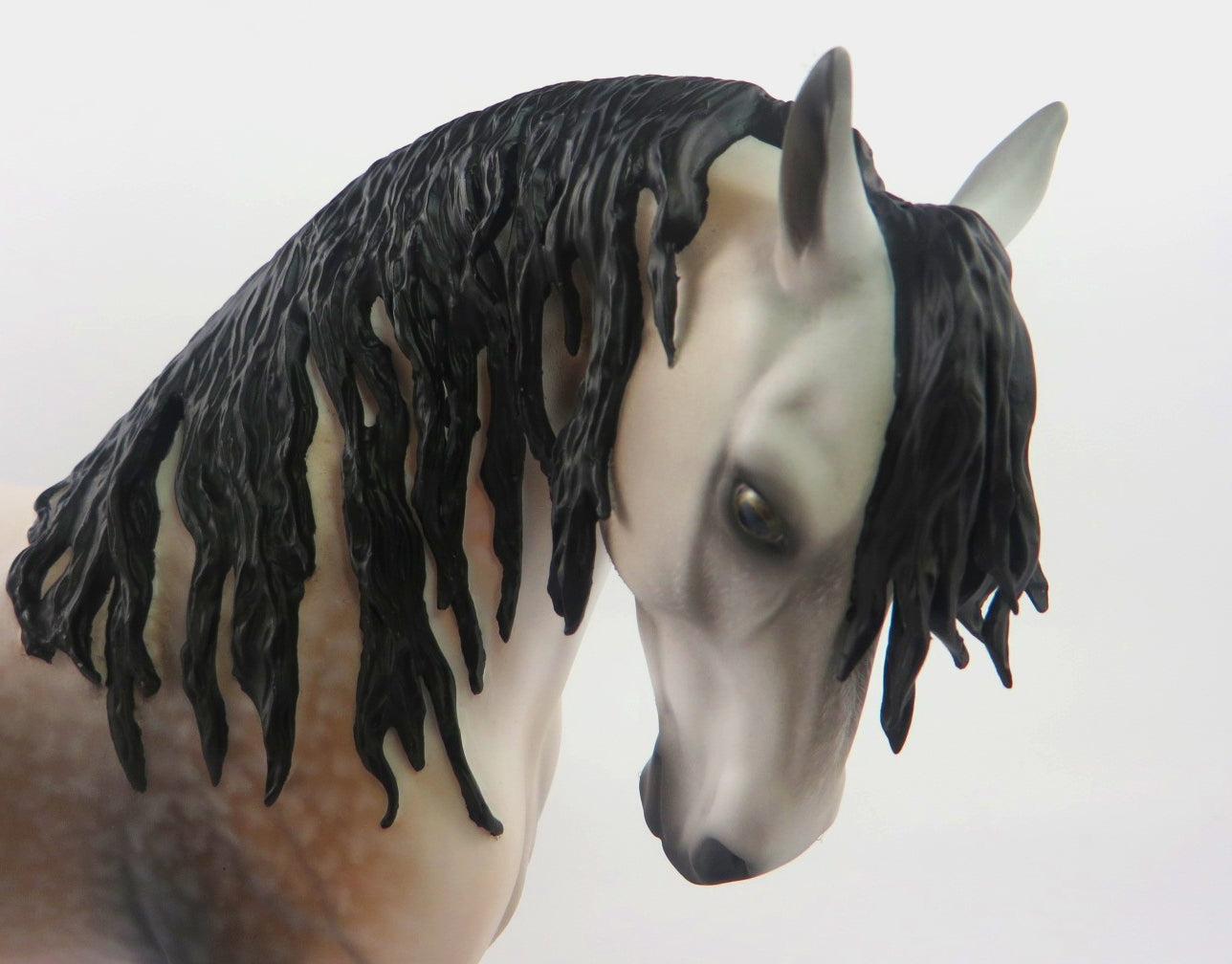 EMPORIO-OOAK DAPPLE ROSE GREY ANDALUSIAN BY AUDREY DIXON-WHS 19
