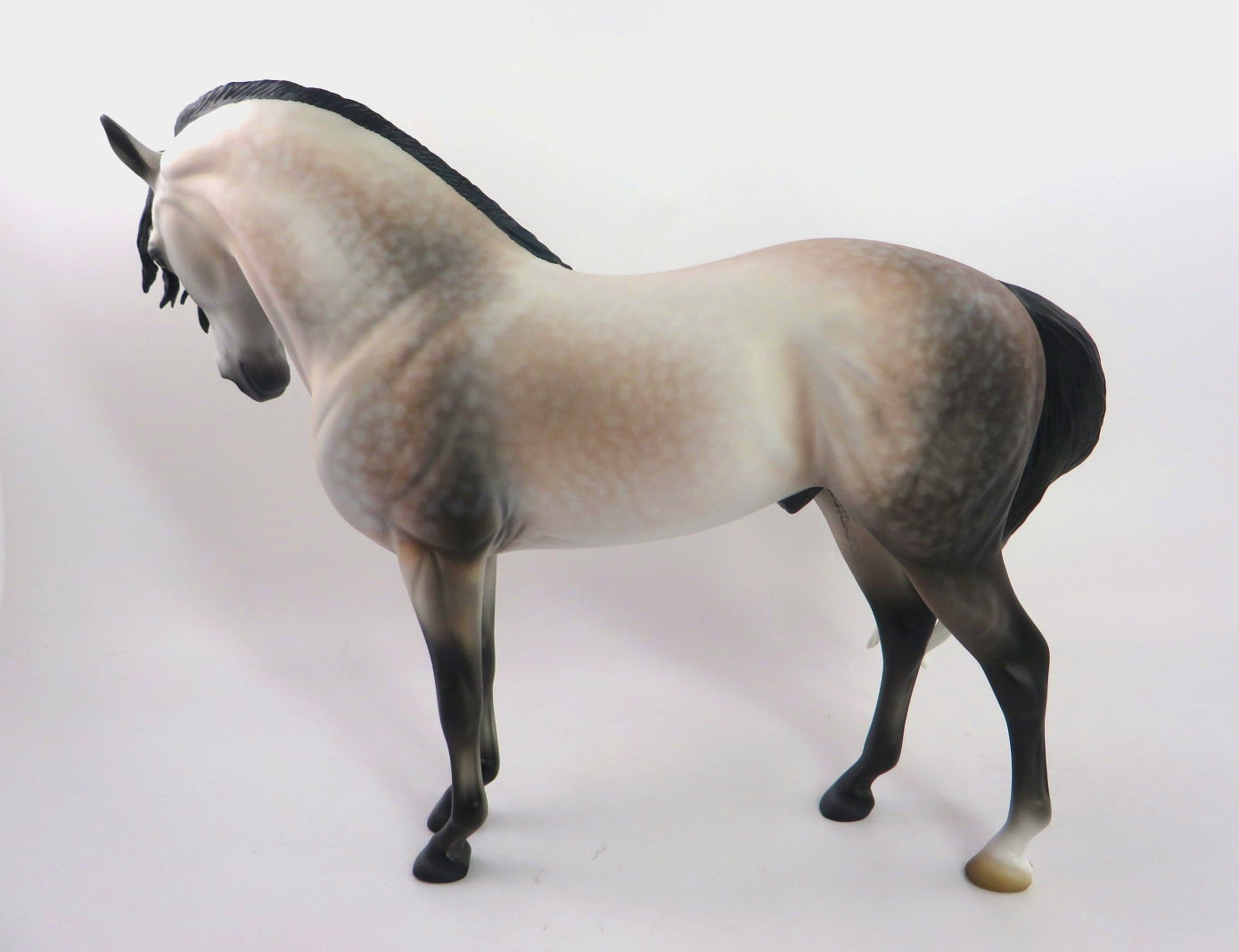 EMPORIO-OOAK DAPPLE ROSE GREY ANDALUSIAN BY AUDREY DIXON-WHS 19
