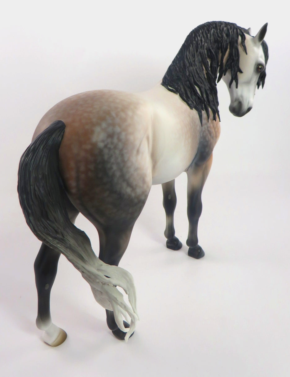 EMPORIO-OOAK DAPPLE ROSE GREY ANDALUSIAN BY AUDREY DIXON-WHS 19