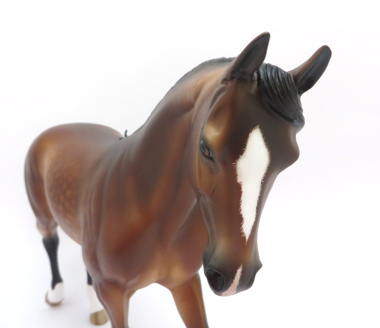 EN SERIO-OOAK STAR DAPPLE BAY THOROUGHBRED BY SHERYL LEISURE 3/11/20