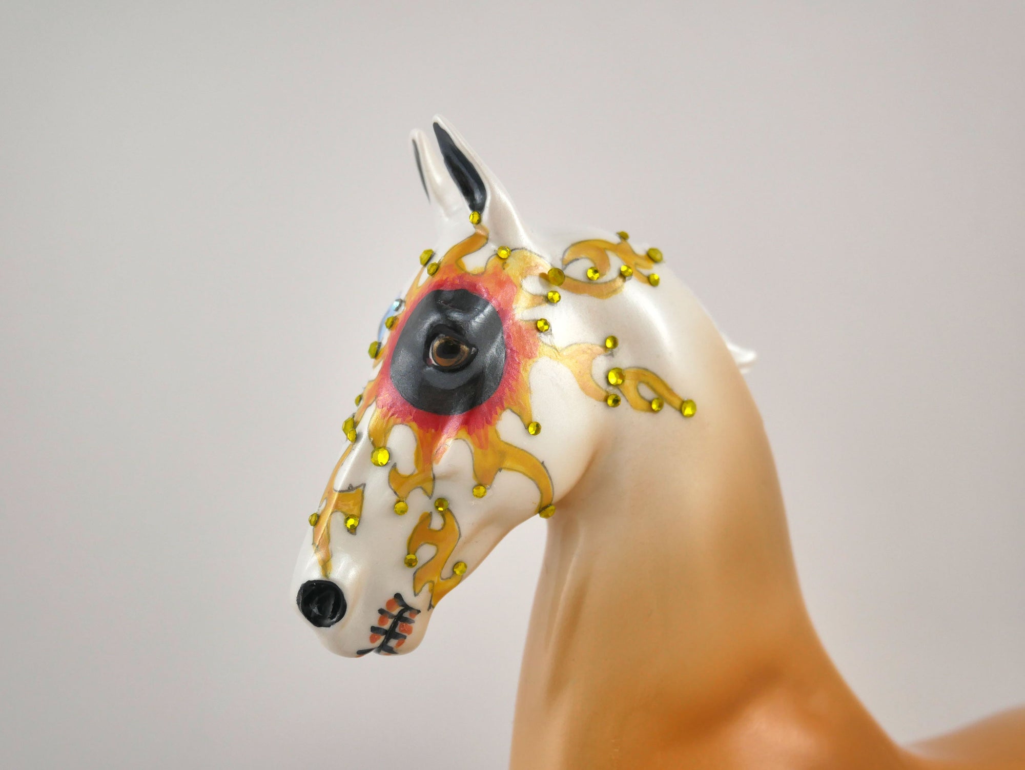 Enrique-OOAK Saddlebred Sugar Skull By Dawn Quick MM 2020