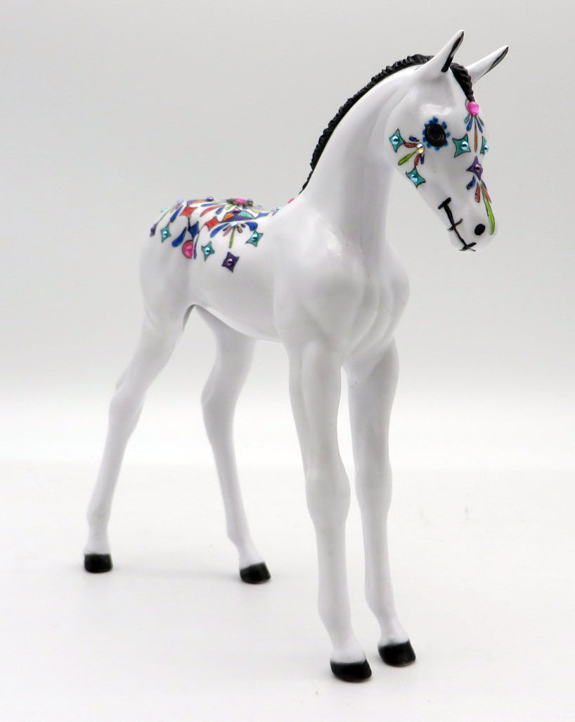 Esme - OOAK Sugar Skull Foal by Dawn Quick - MM 2021
