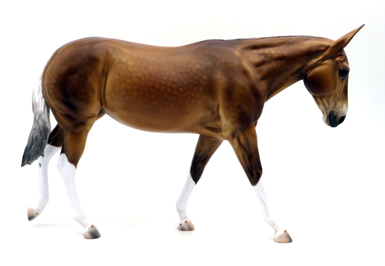 Eureka-OOAK Dapple Palomino Mule By Caroline Boydston 10/4/21