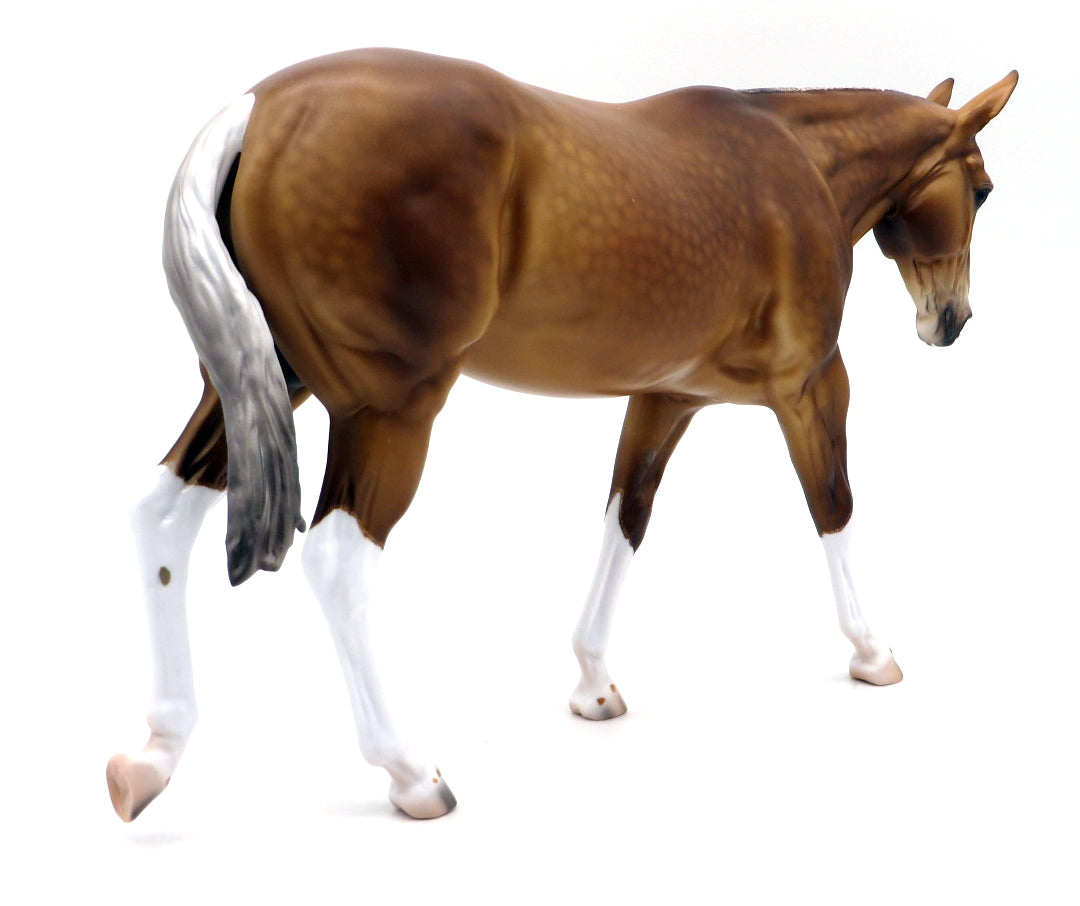 Eureka-OOAK Dapple Palomino Mule By Caroline Boydston 10/4/21