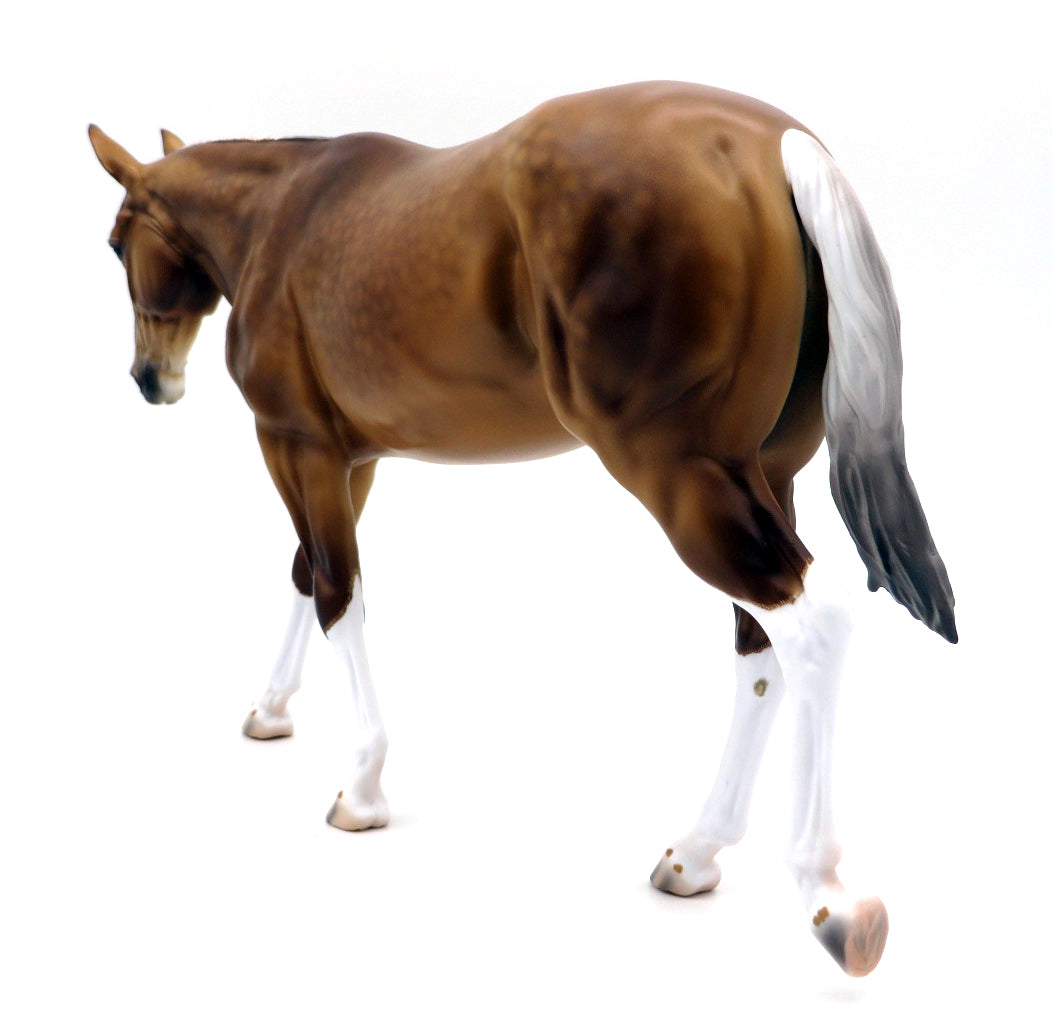 Eureka-OOAK Dapple Palomino Mule By Caroline Boydston 10/4/21