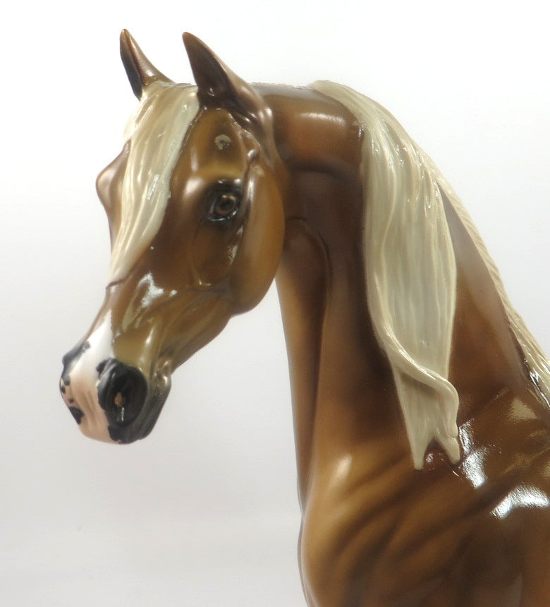 EVIL EMPIRE-OOAK CHESTNUT ARABIAN MODEL HORSE SB 20