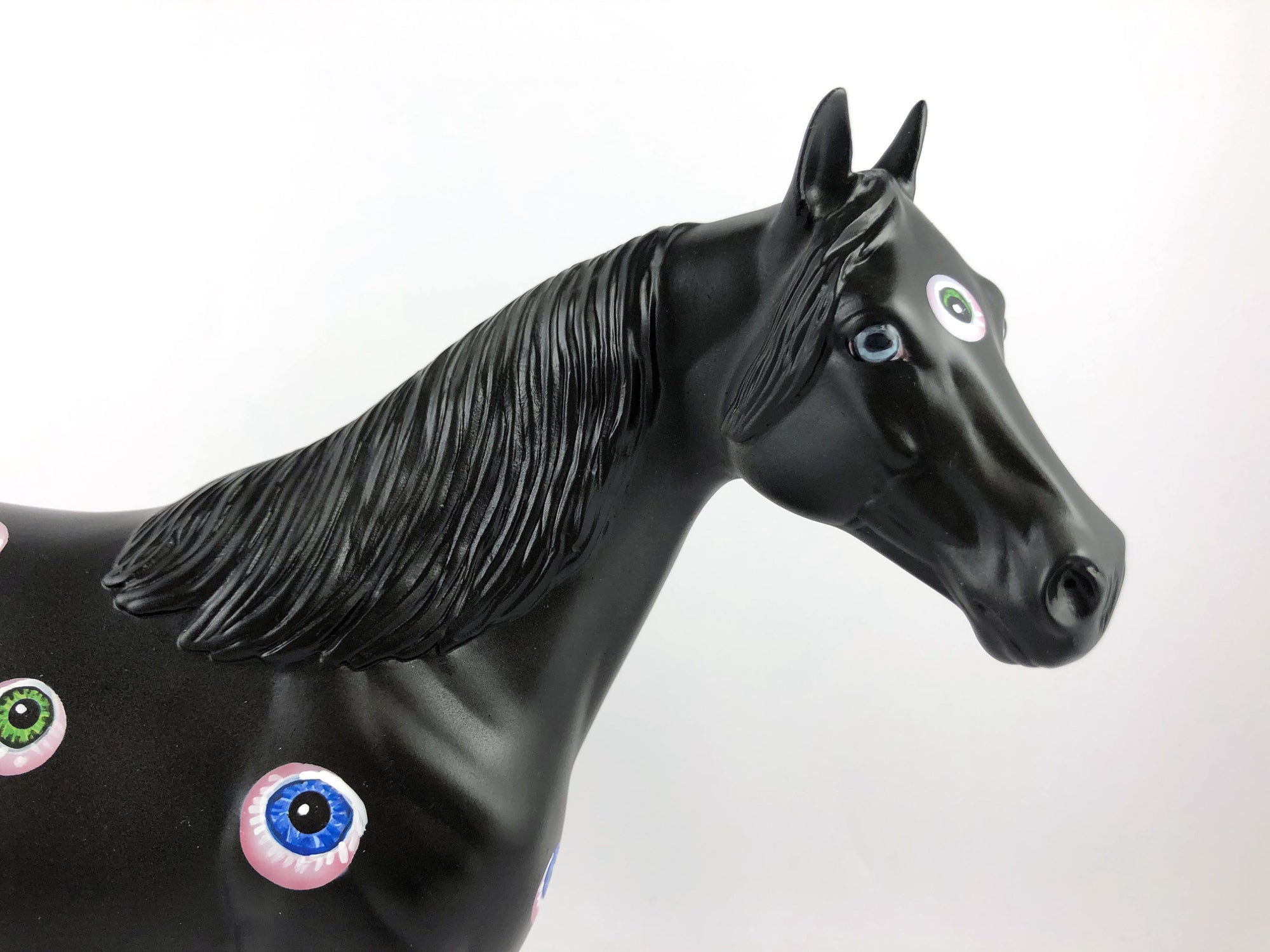 EYECONIC - OOAK BLACK EYE HALLOWEEN DECORATOR ISH BY DAWN QUICK MM19