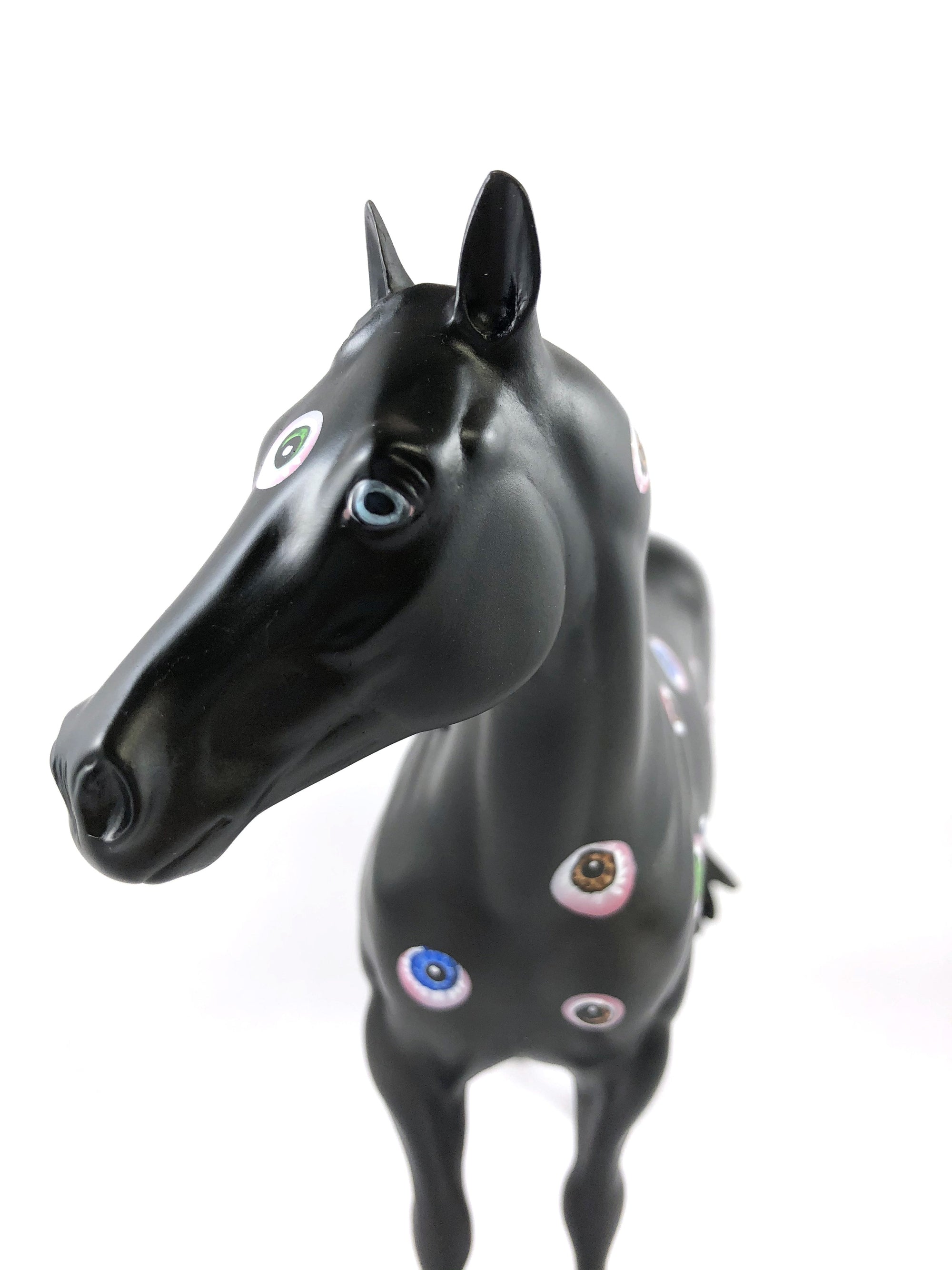 EYECONIC - OOAK BLACK EYE HALLOWEEN DECORATOR ISH BY DAWN QUICK MM19