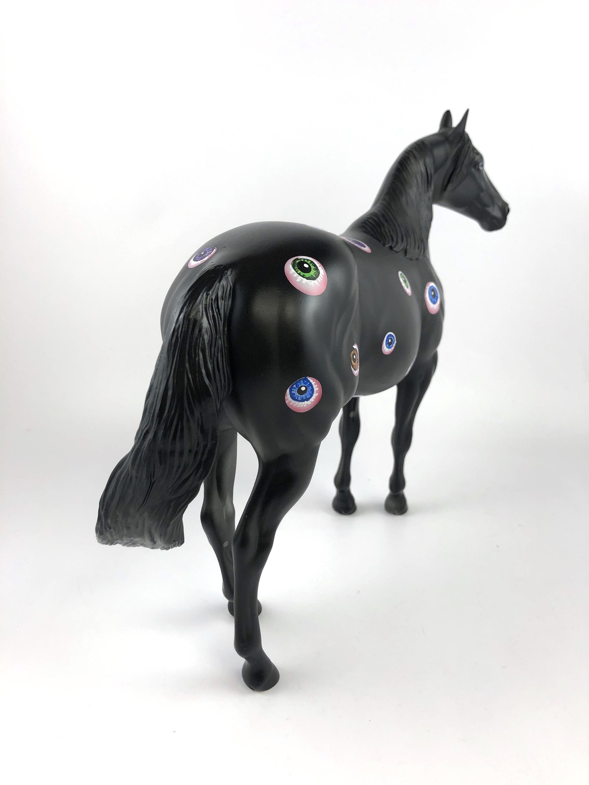 EYECONIC - OOAK BLACK EYE HALLOWEEN DECORATOR ISH BY DAWN QUICK MM19