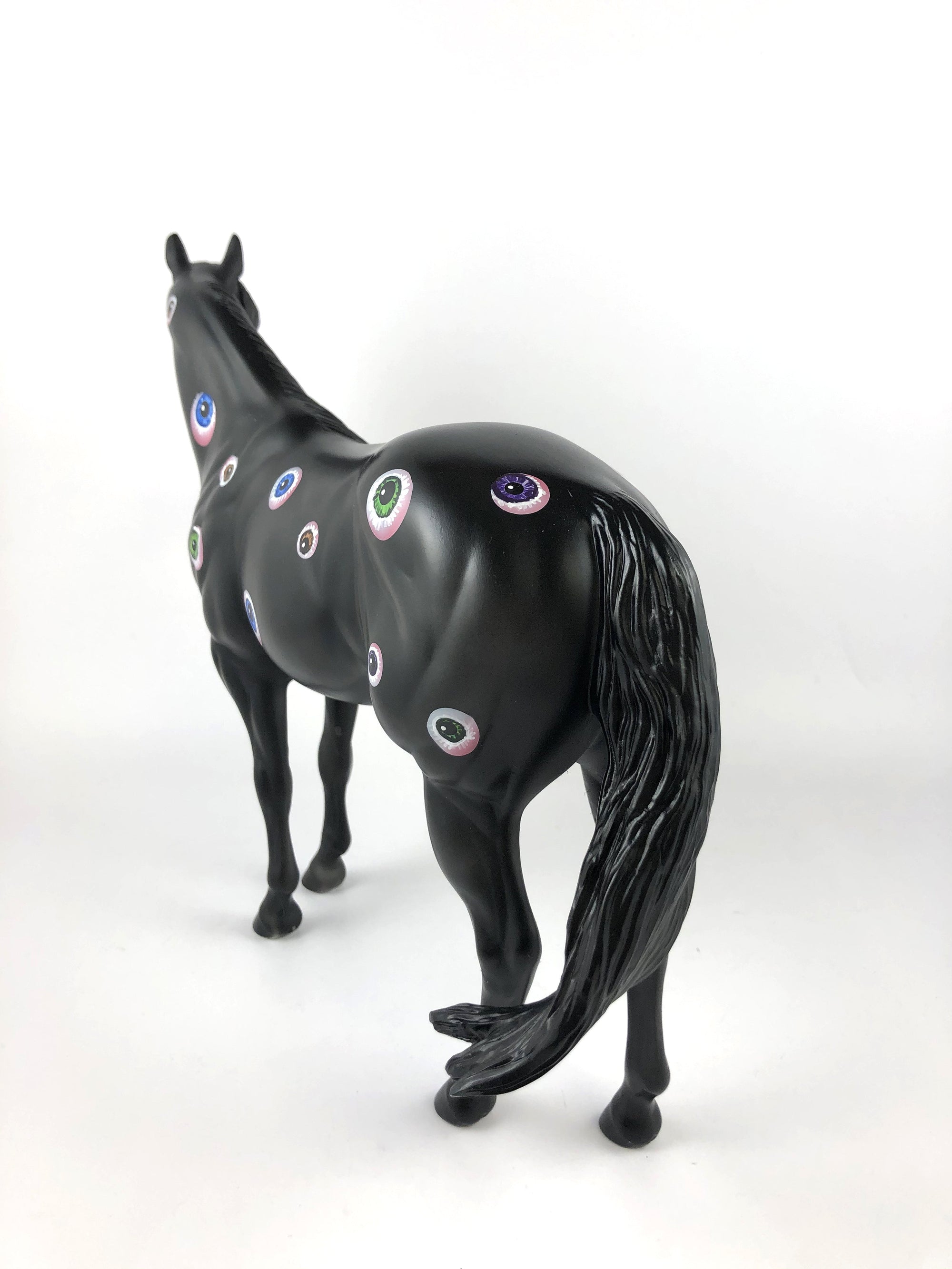 EYECONIC - OOAK BLACK EYE HALLOWEEN DECORATOR ISH BY DAWN QUICK MM19