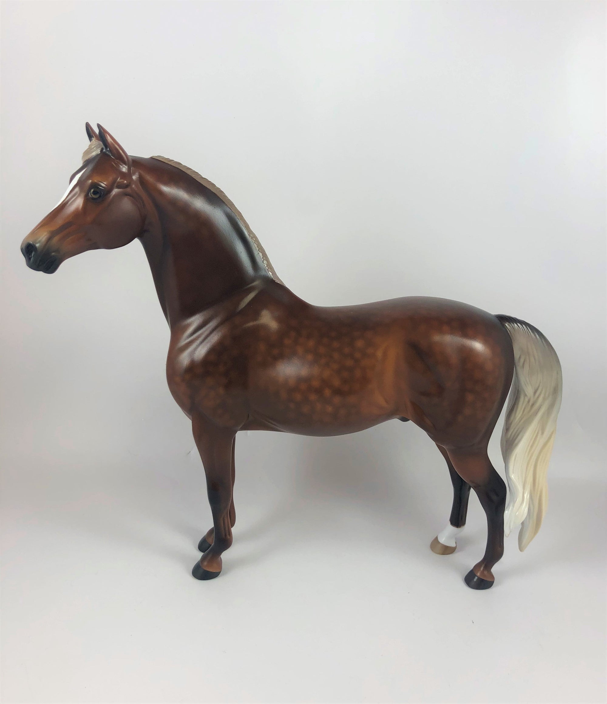FALL FLING -OOAK SILVER BAY MORGAN MODEL HORSE BY SHERYL LEISURE LHS 19