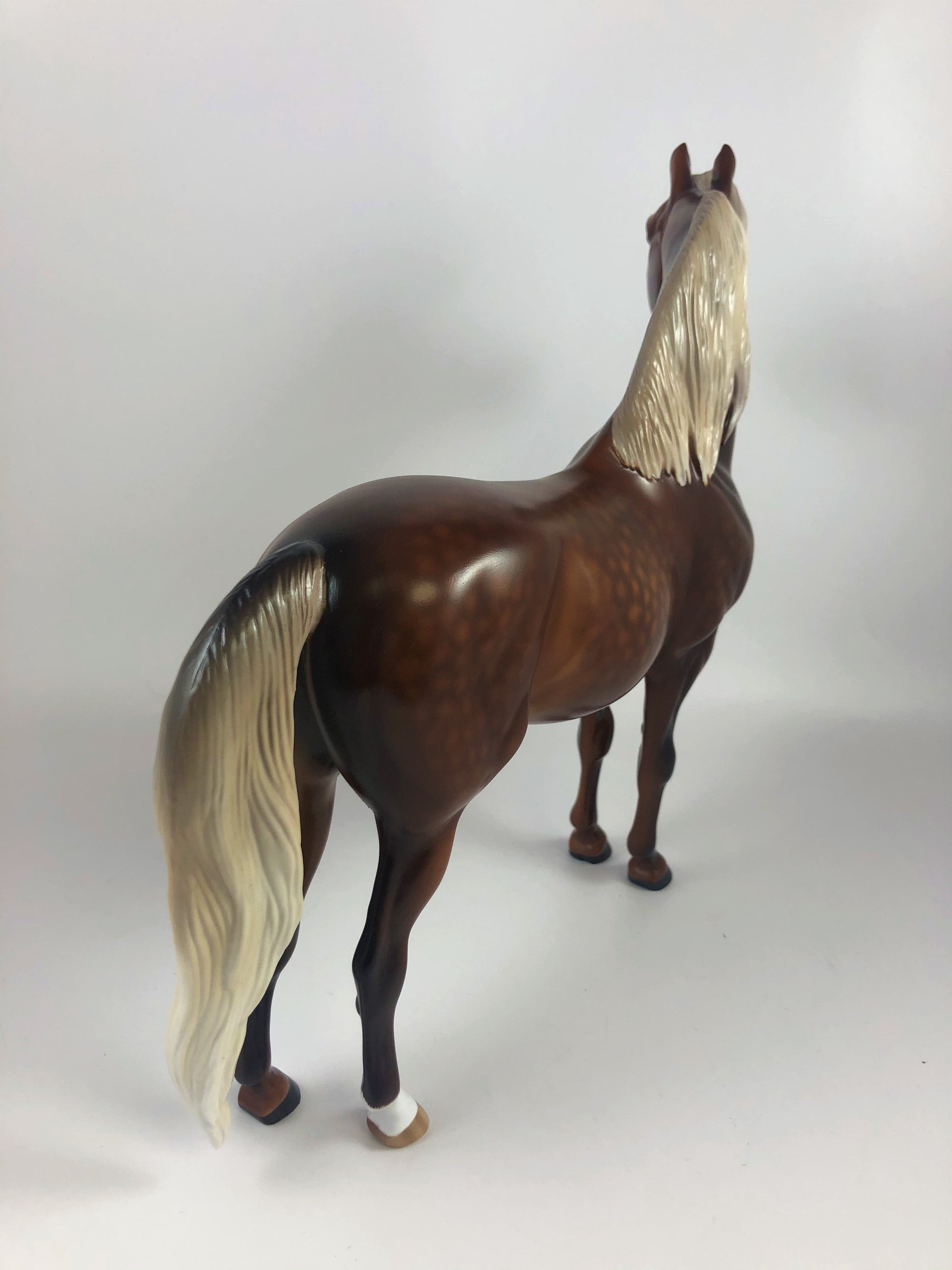 FALL FLING -OOAK SILVER BAY MORGAN MODEL HORSE BY SHERYL LEISURE LHS 19