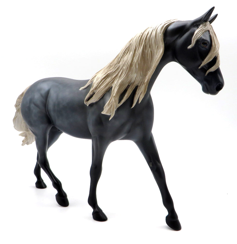 Fatal Frame- OOAK Grey Roan Pony Painted Kayla MM 21