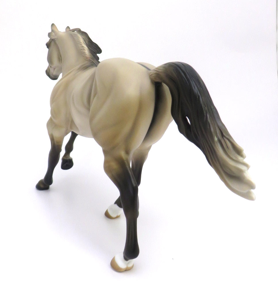 FERGUS-OOAK GRULLA FOUNDATION RUNNING QUARTER HORSE BY AUDREY DIXON 2/27/20