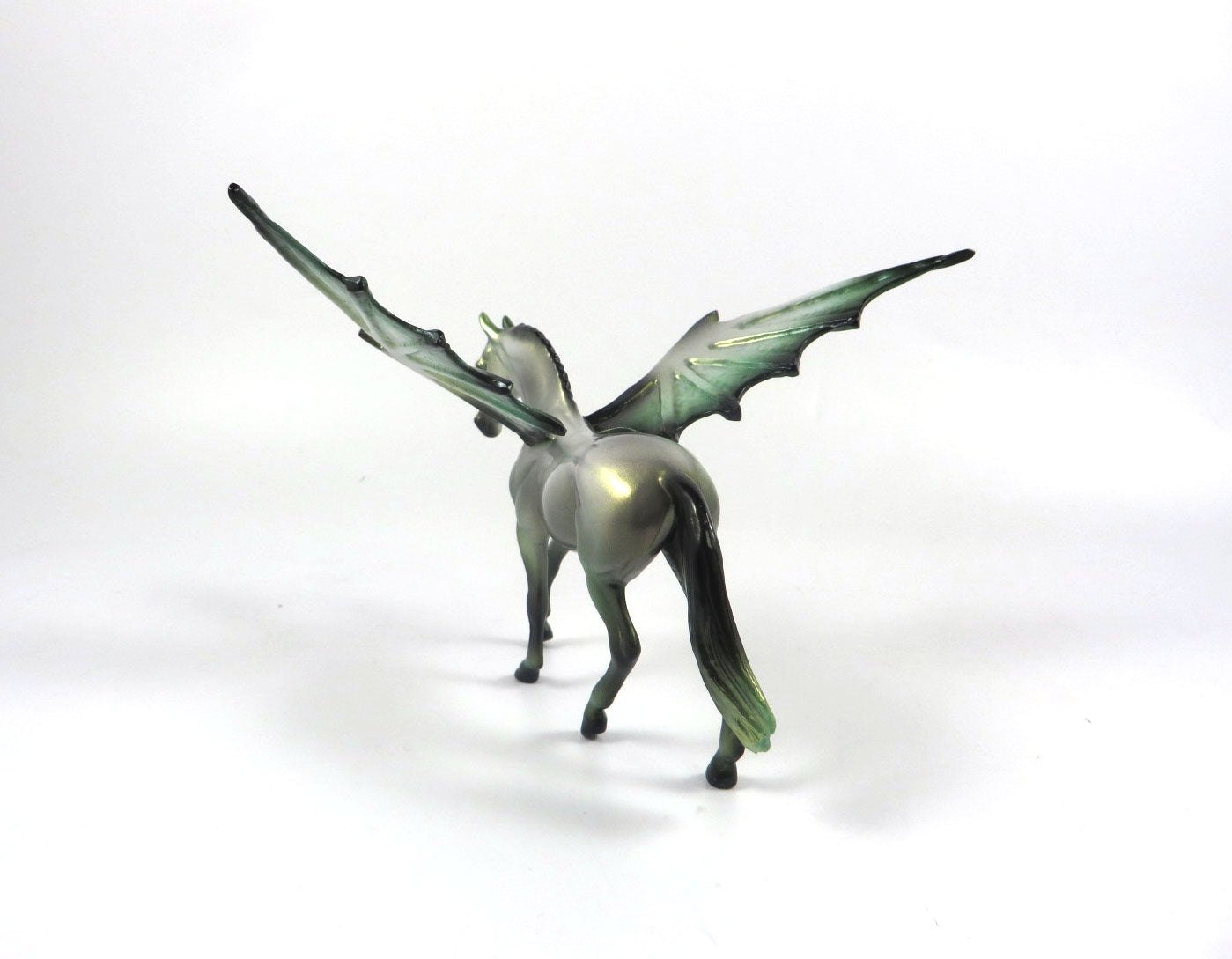 FESTER -OOAK HALLOWEEN WARMBLOOD BAT CHIP MODEL HORSE BY MISSY FOX MM19