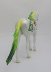 FINDLAY -- OOAK ST. PATRICKS DAY DECORATOR WITH PAINTED FLOWERS MUSTANG  BY DAWN QUICK 3/5/20