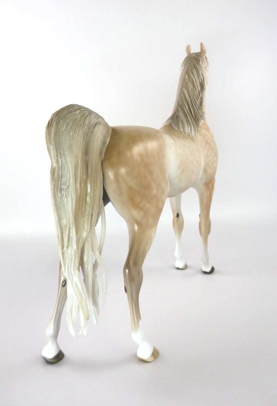 FINE TOQUE - OOAK CHESTNUT GOING GREY ARABIAN BY SHERYL LEISURE 2/25/20
