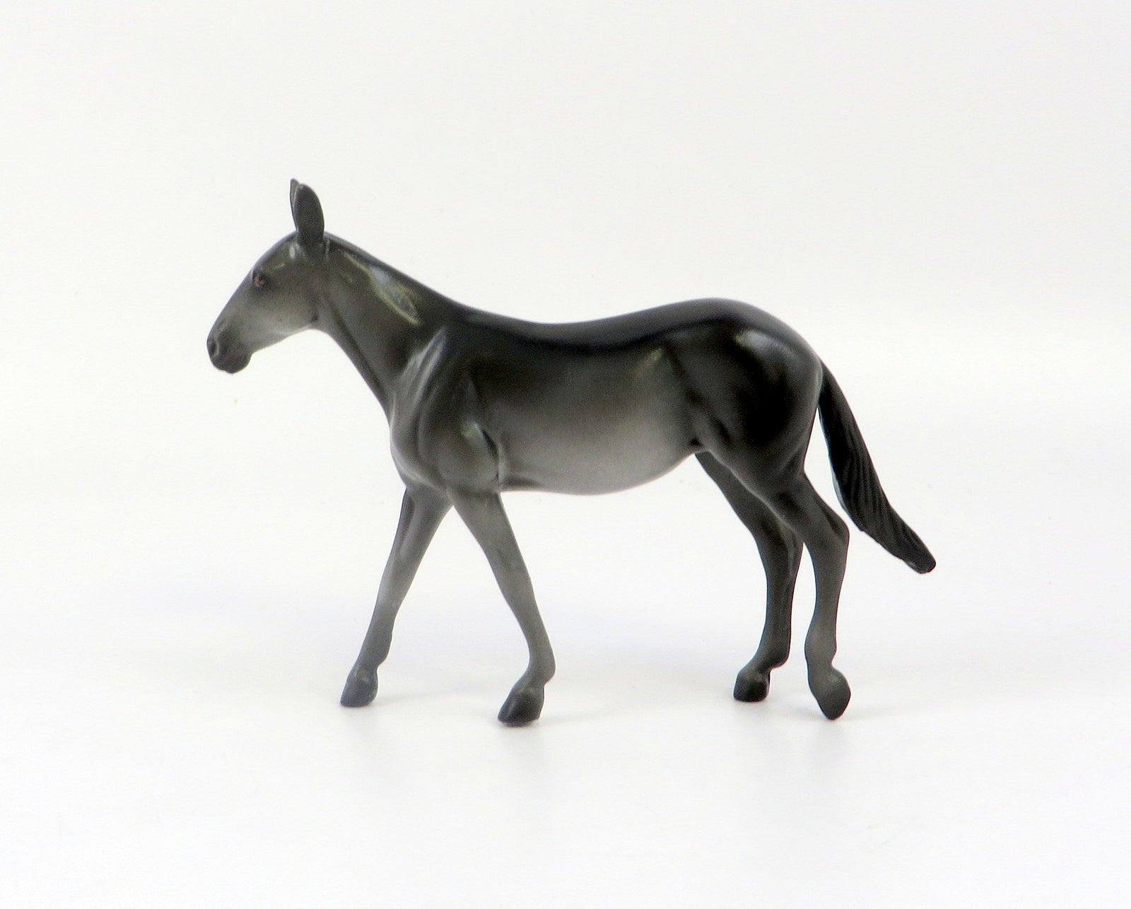 FIRMIN-OOAK LIGHT GREY MULE CHIP MODEL HORSE EQ 19