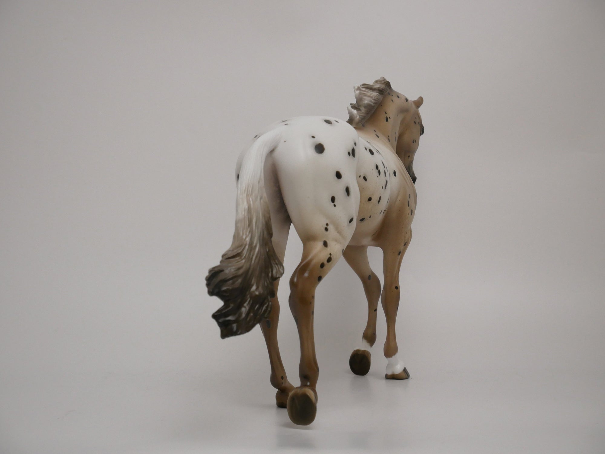 FLEEGLE-OOAK CHESTNUT APPALOOSA THOROUGHBRED MODEL HORSE BY SHERYL LEISURE 6/20/30