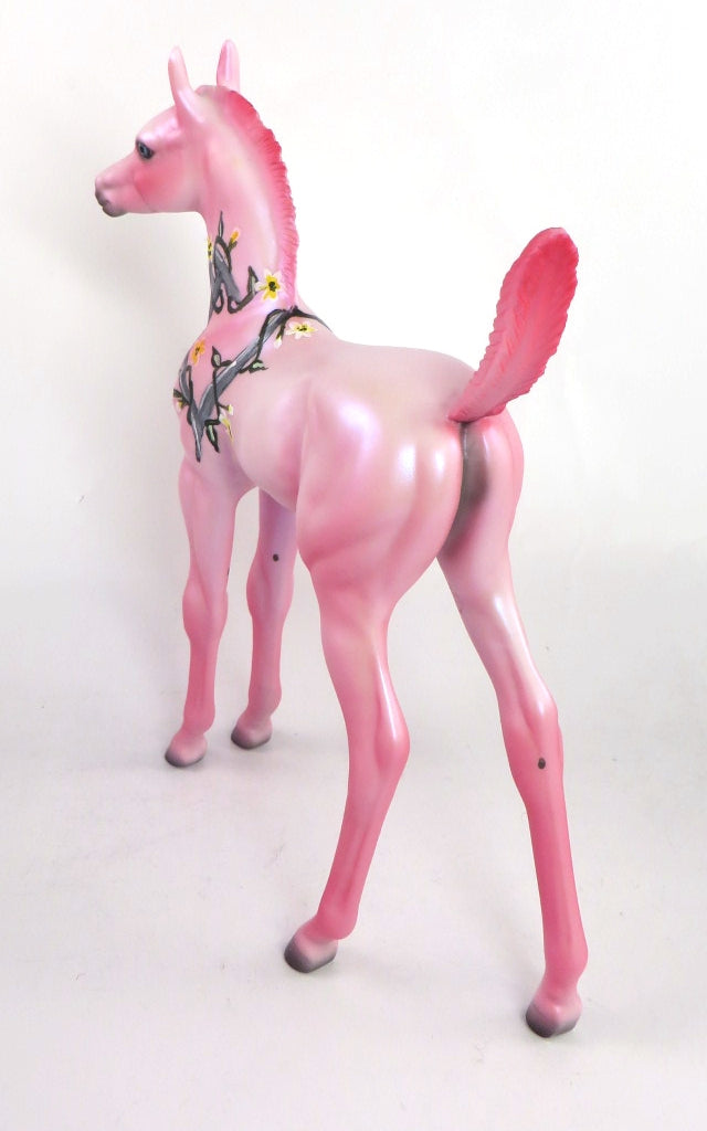 FLIRT - OOAK PINK VALENTINE ARABIAN FOAL DECORATOR  BY DAWN QUICK 12/14/20