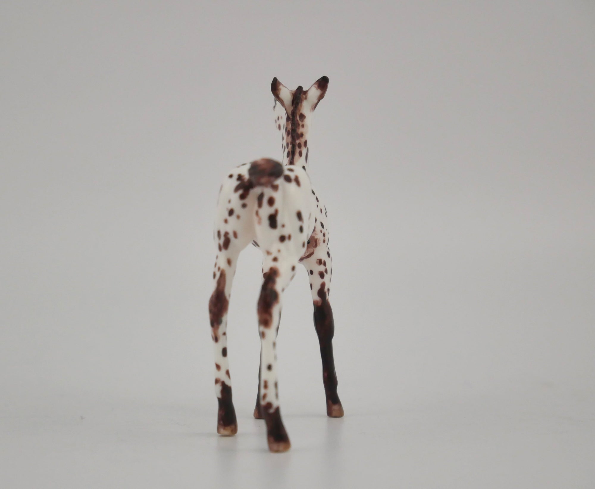 FLIRTATIOUS -OOAK CHESTNUT LEOPARD APPALOOSA FOAL BY ANDREA