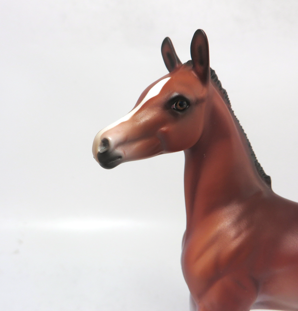 LACY--- OOAK BAY ARABIAN FOAL BY DAWN QUICK 2-20-19