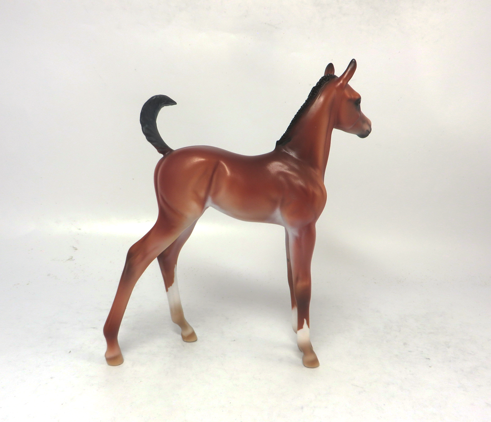 LACY--- OOAK BAY ARABIAN FOAL BY DAWN QUICK 2-20-19