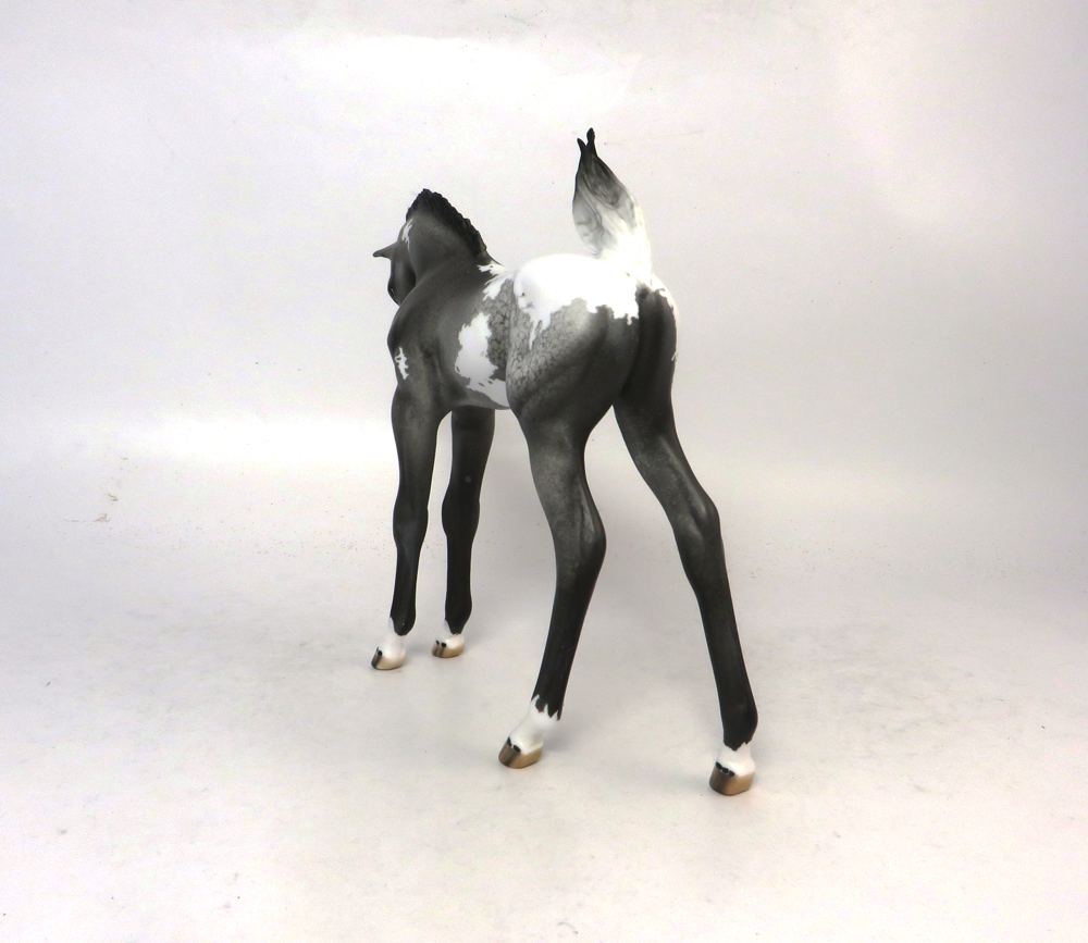 STRIKER- OOAK GREY APPALOOSA ARABIAN FOAL CUSTOM BY DAWN QUICK SB19