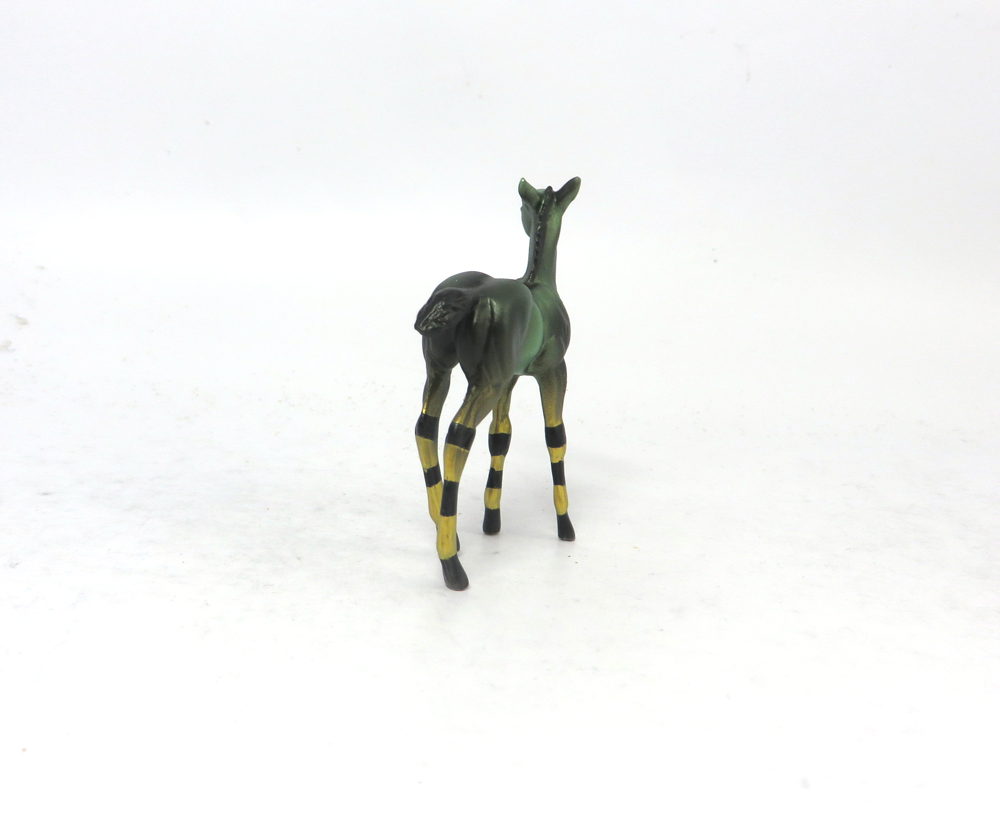 MARCH MAGIC --- OOAK FOAL CHIP ST. PATRICKS DAY DECORATOR BY MISSY FOX 2-25-19