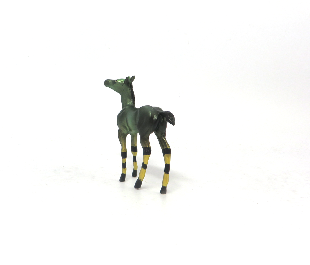 MARCH MAGIC --- OOAK FOAL CHIP ST. PATRICKS DAY DECORATOR BY MISSY FOX 2-25-19