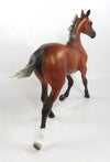FORTITUDE-LE-4 SILVER BAY YEARLING MODEL HORSE SB 20