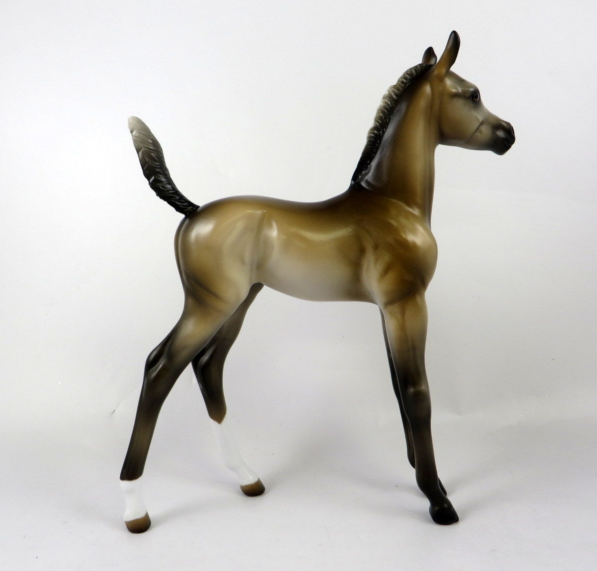 FREYA-OOAK BUCKSKIN FOAL MODEL HORSE BY MELISSA FOX 11/8/19