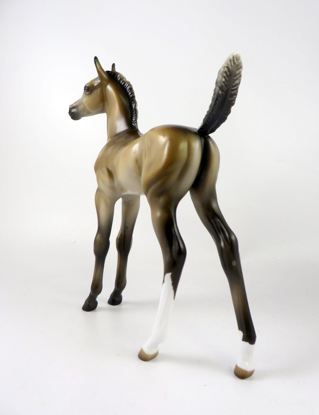 FREYA-OOAK BUCKSKIN FOAL MODEL HORSE BY MELISSA FOX 11/8/19