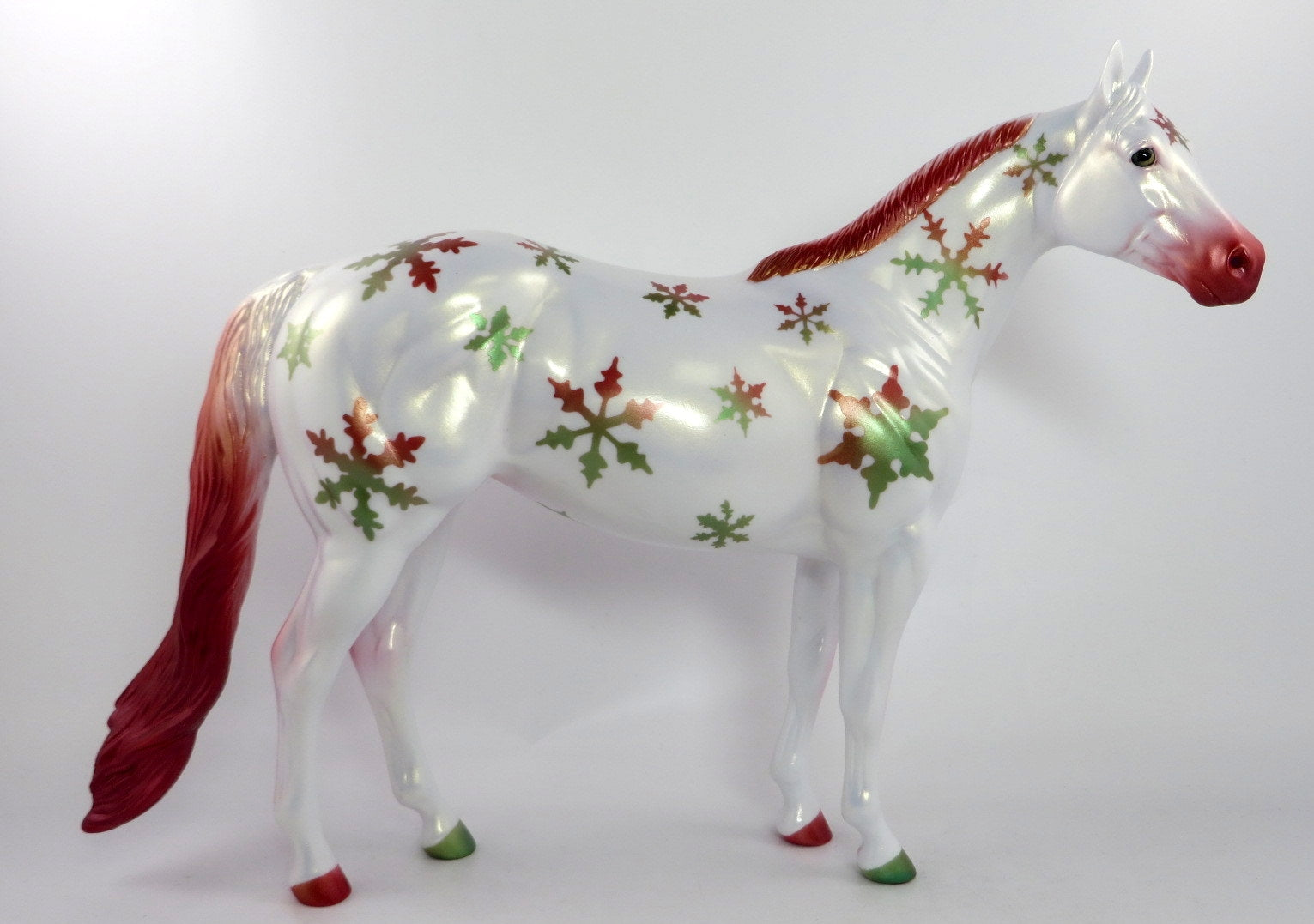 FROZEN FRACTAL - OOAK SNOWFLAKE CHRISTMAS DECORATOR BY MISSY FOX WHS19