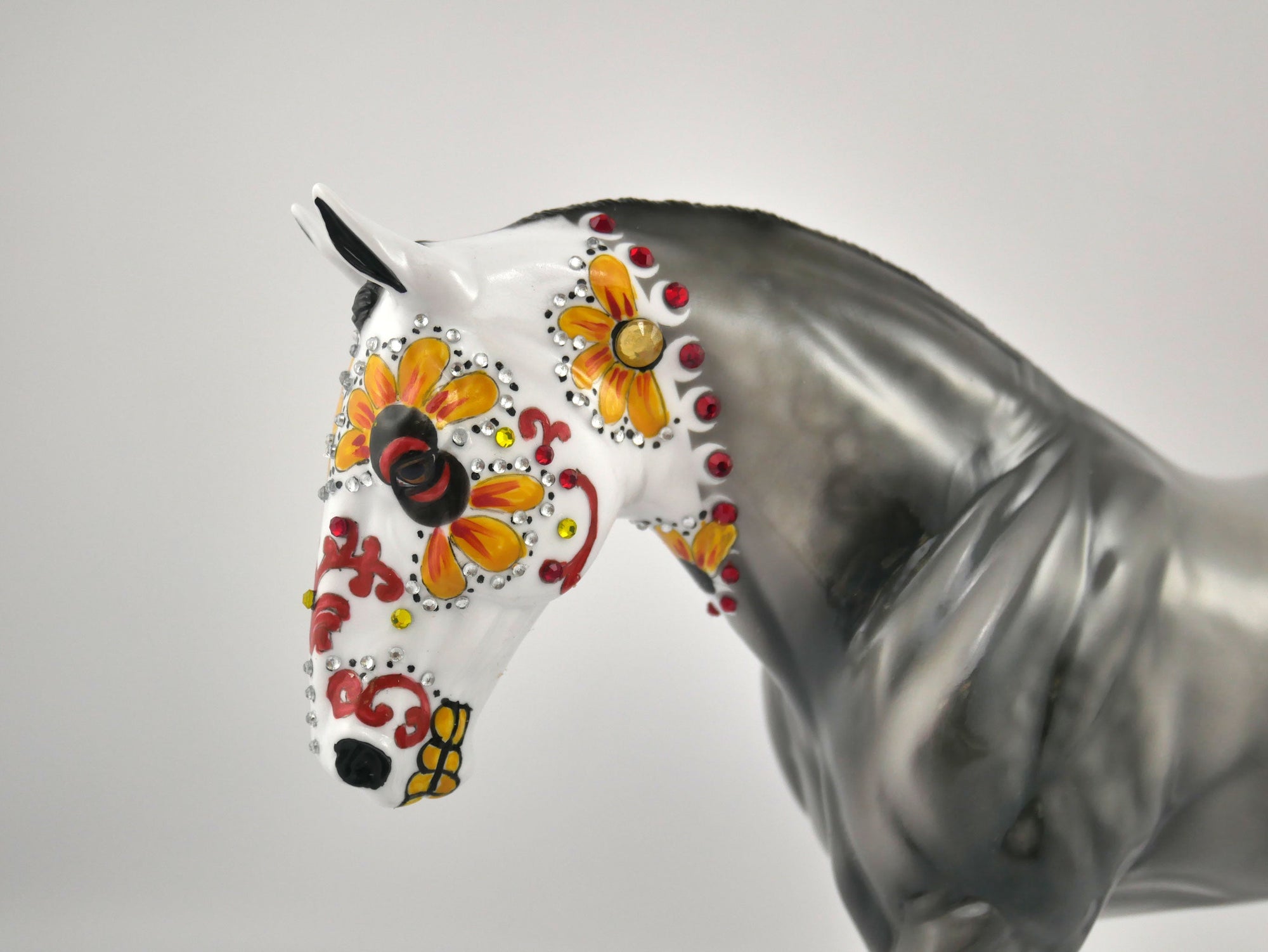 Fulco-OOAK Irish Drafter Sugar Skull By Dawn Quick MM 2020