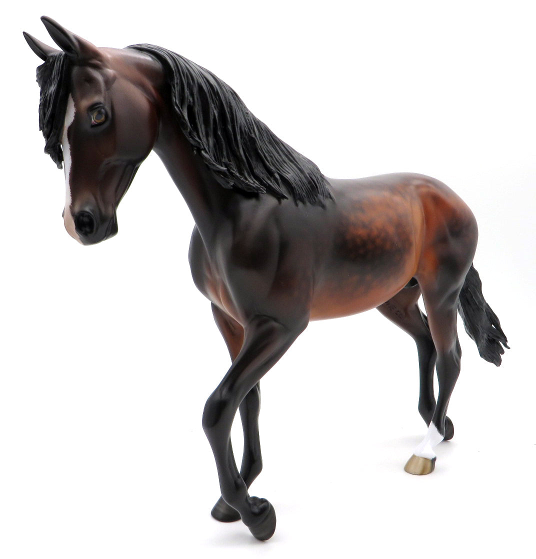 Funky Broadway-OOAK  Dapple Thoroughbred Painted by Sheryl Leisure 11/8/21