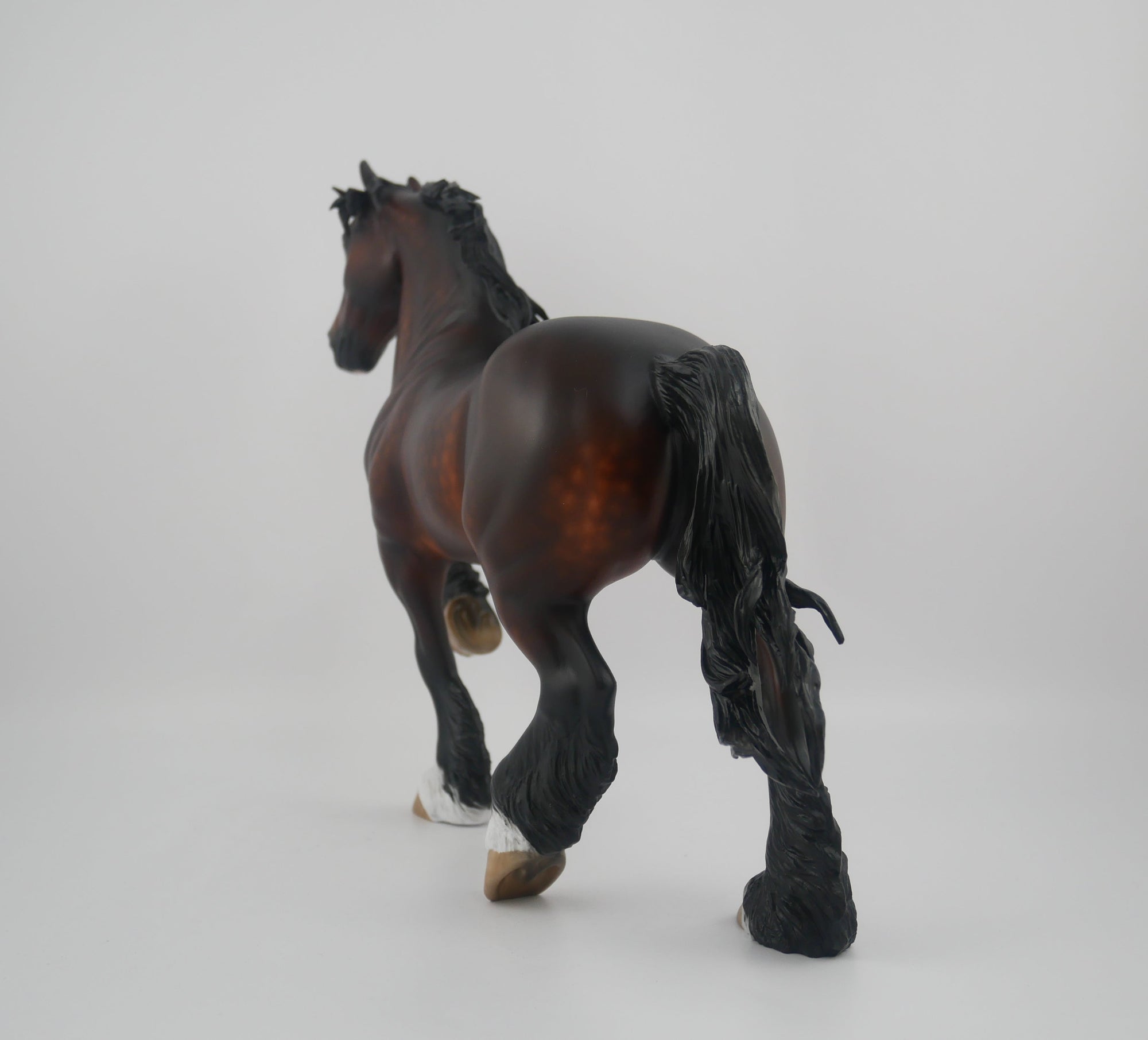 FUTURISTIC-OOAK DAPPLE BAY TROTTING DRAFTER BY SHERYL LEISURE