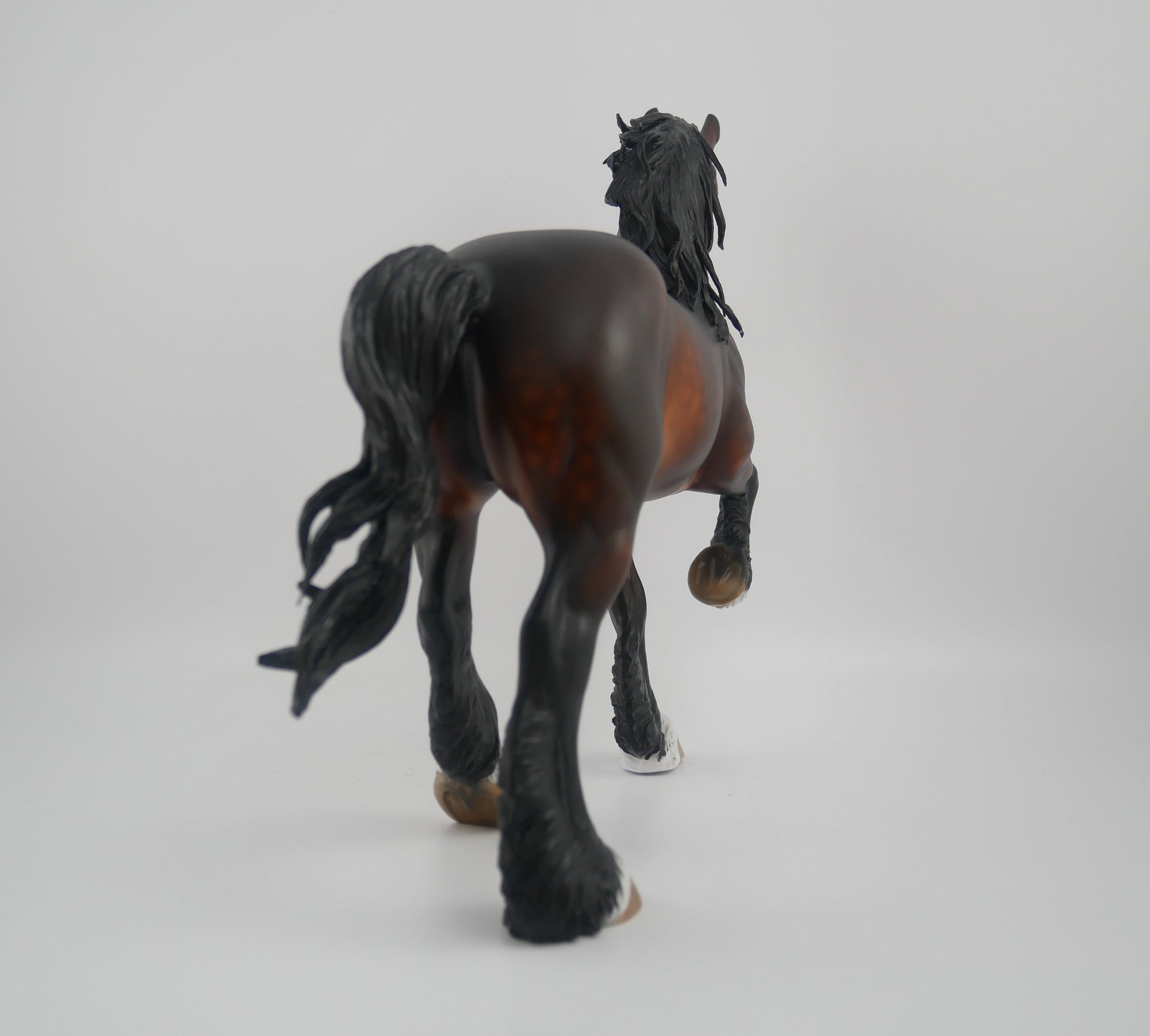 FUTURISTIC-OOAK DAPPLE BAY TROTTING DRAFTER BY SHERYL LEISURE