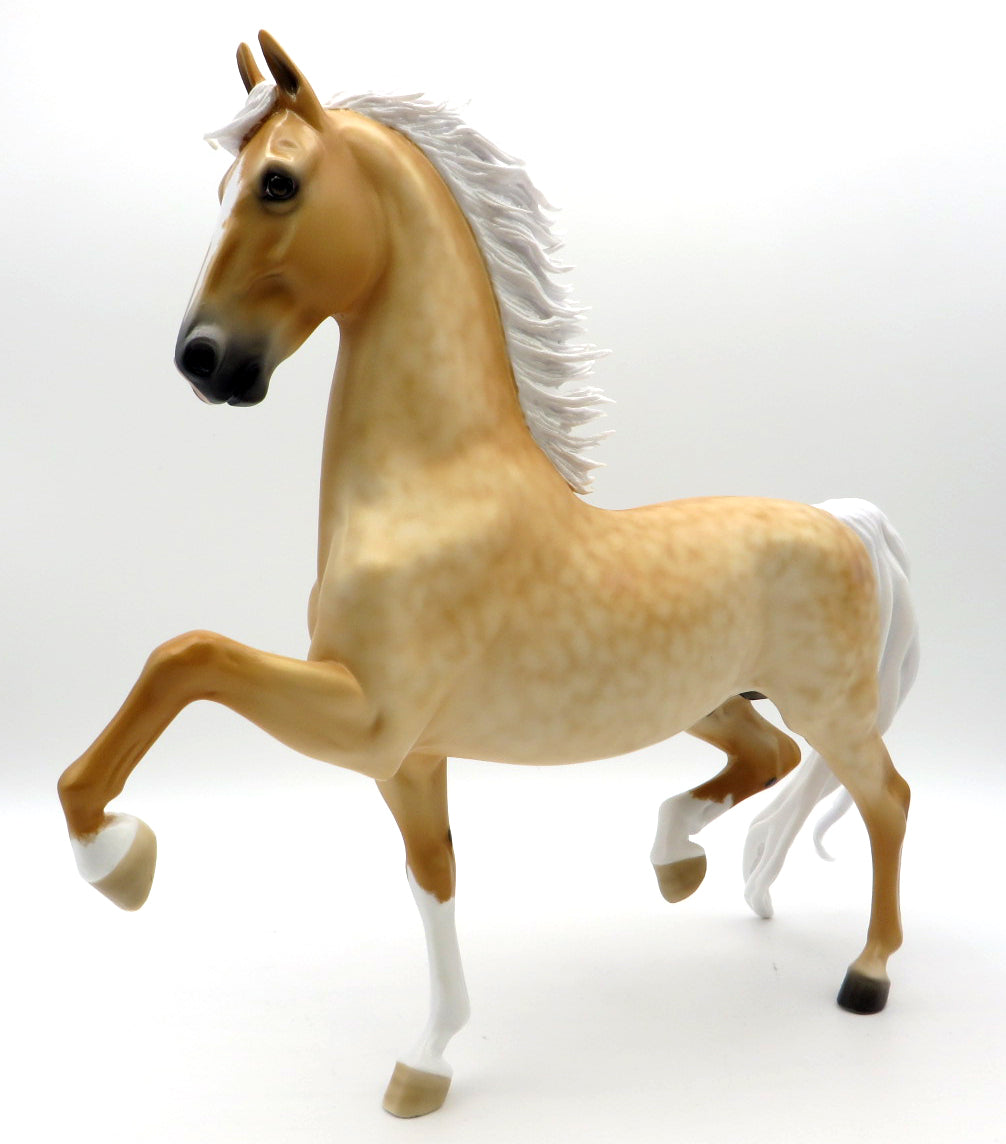Gabriel&#39;s Message-OOAK Dapple Palomino Saddlebred 12/27/21